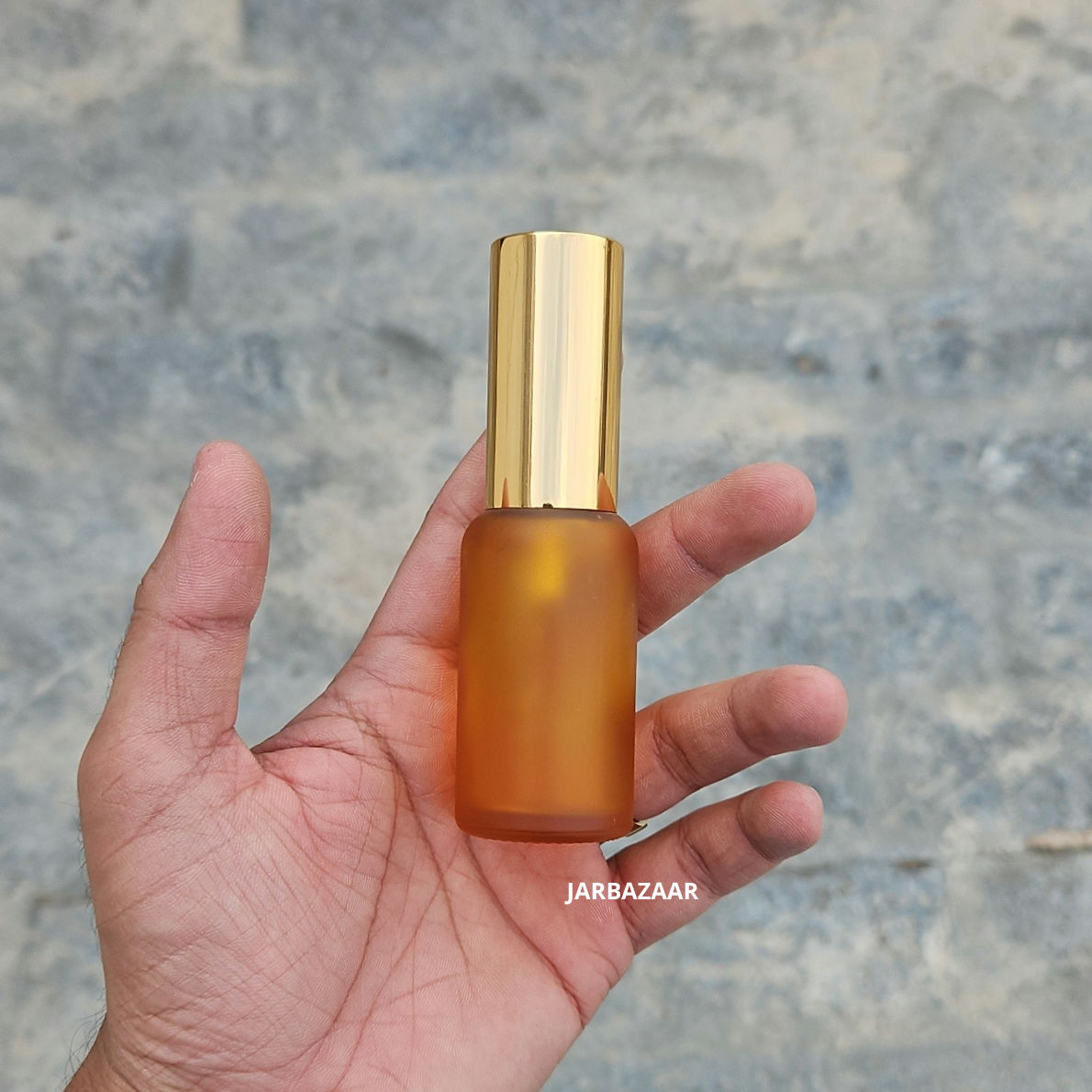 30 ML Orange Frosted Glass Perfume Bottle