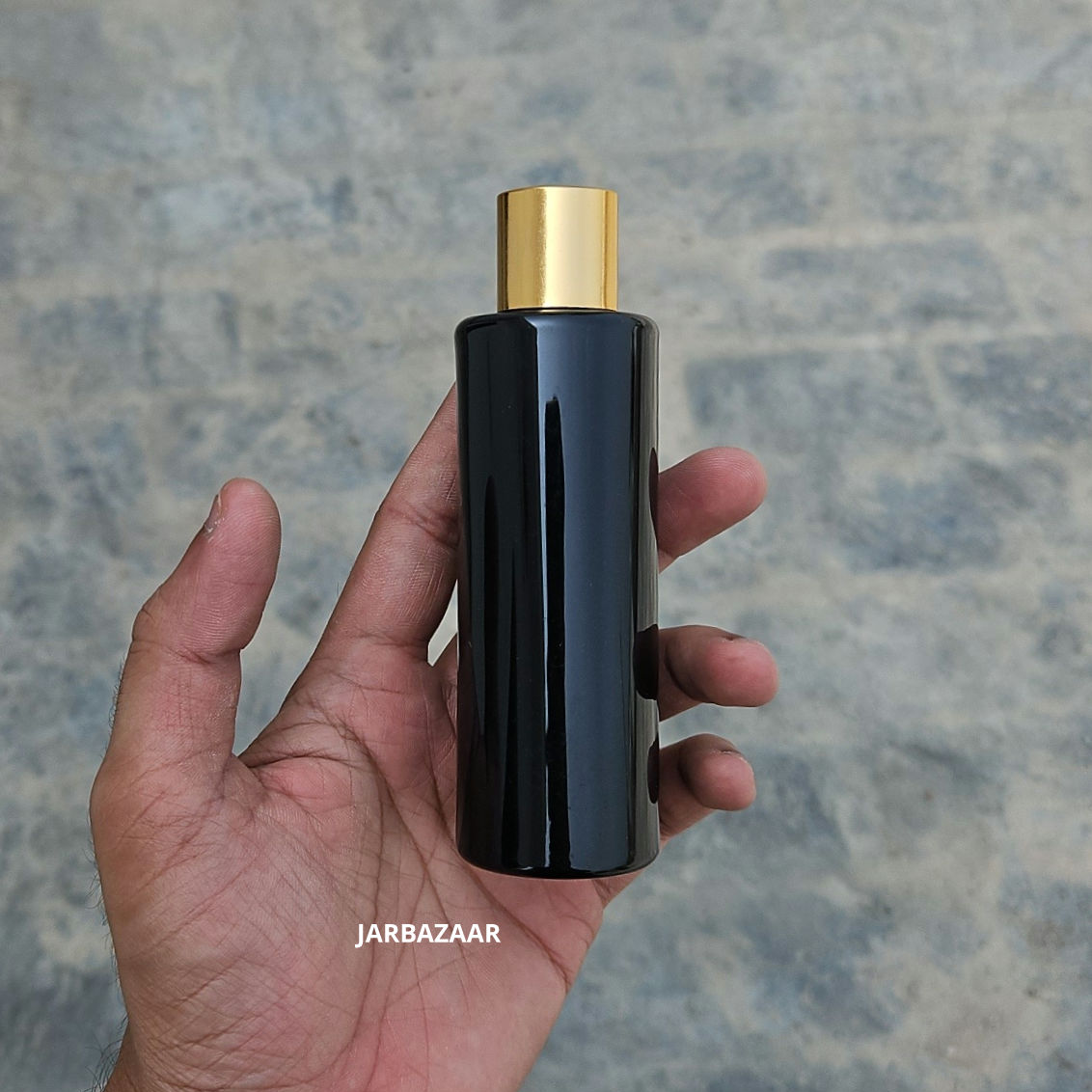 100 ml Gli Black Pet Bottle (Golden Cap)