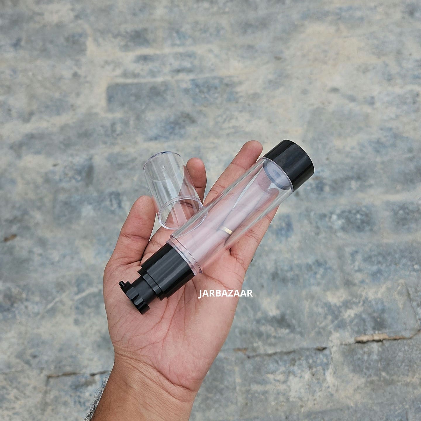 50 ML Black Airless Bottle