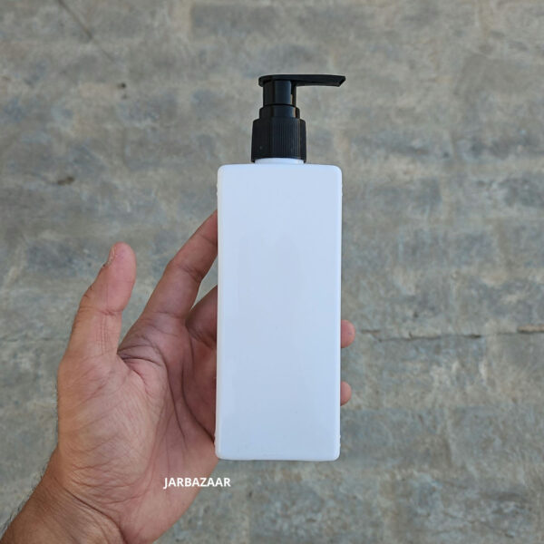 250 ML Rectangle Milky Dispenser Bottle