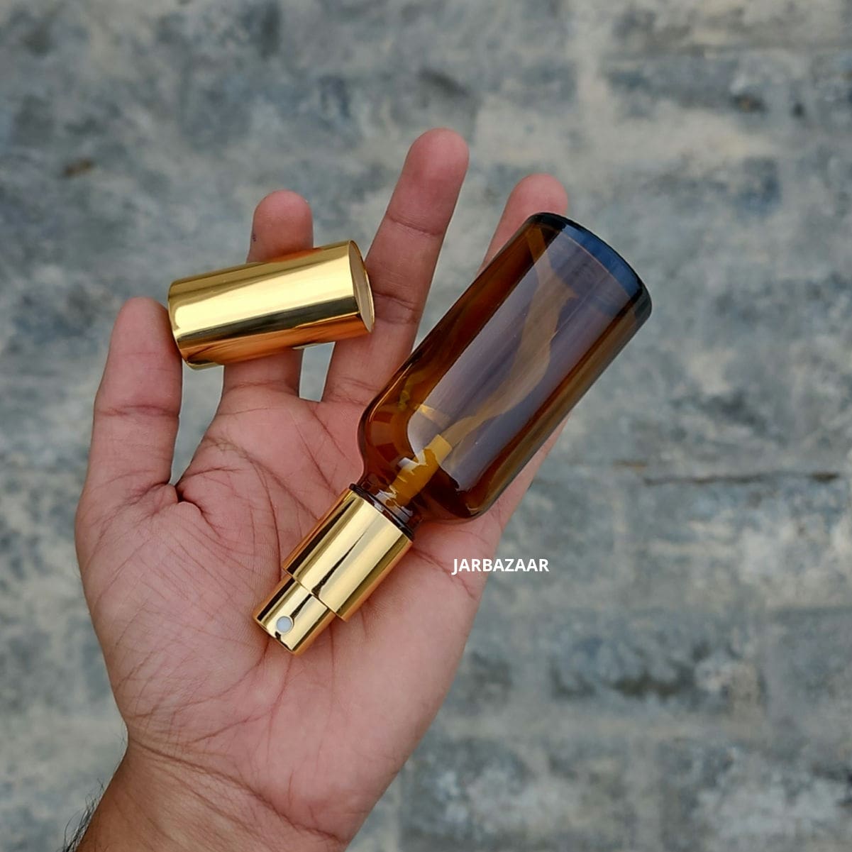 50 ML Amber Glass Perfume Bottle