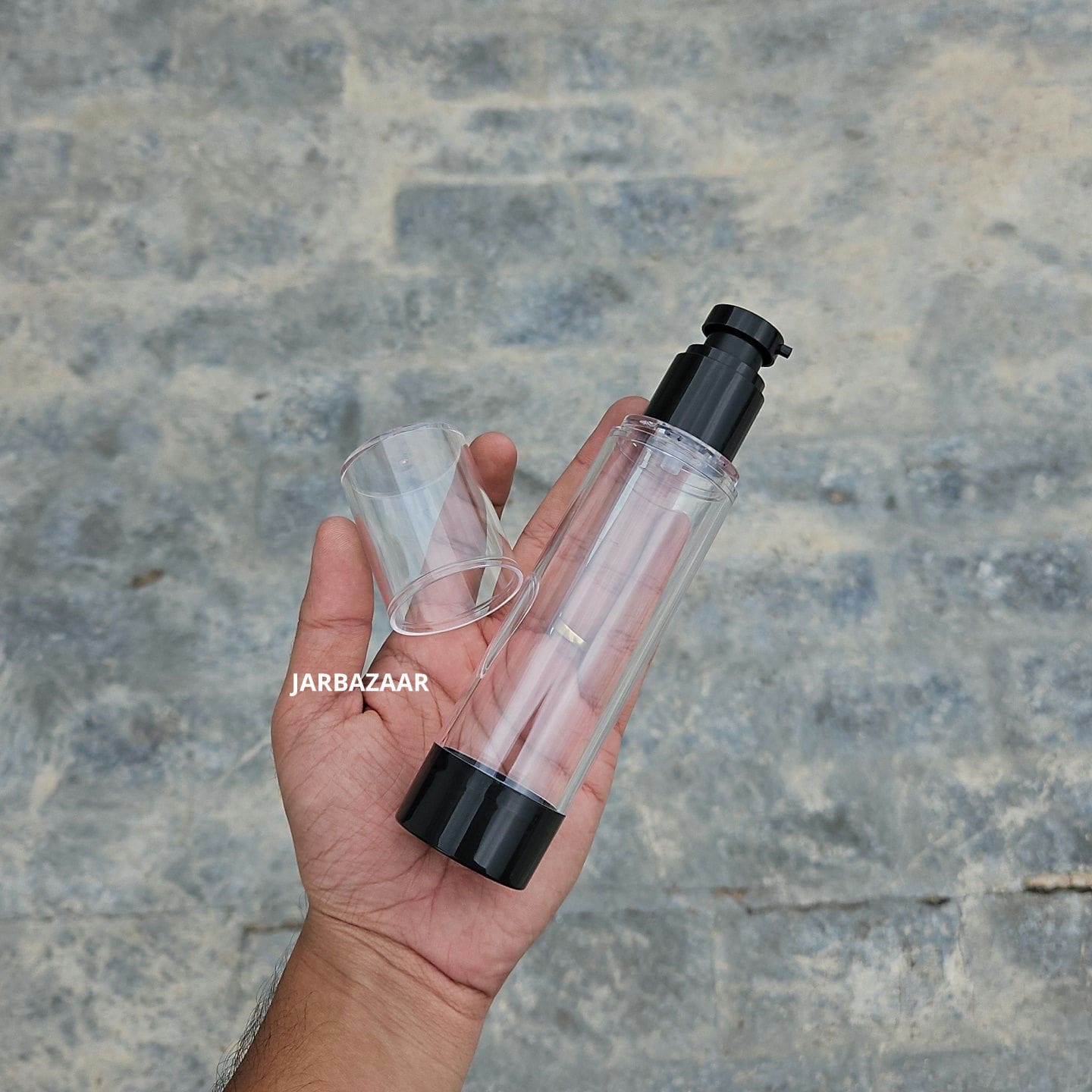 100 ML Black Airless Bottle