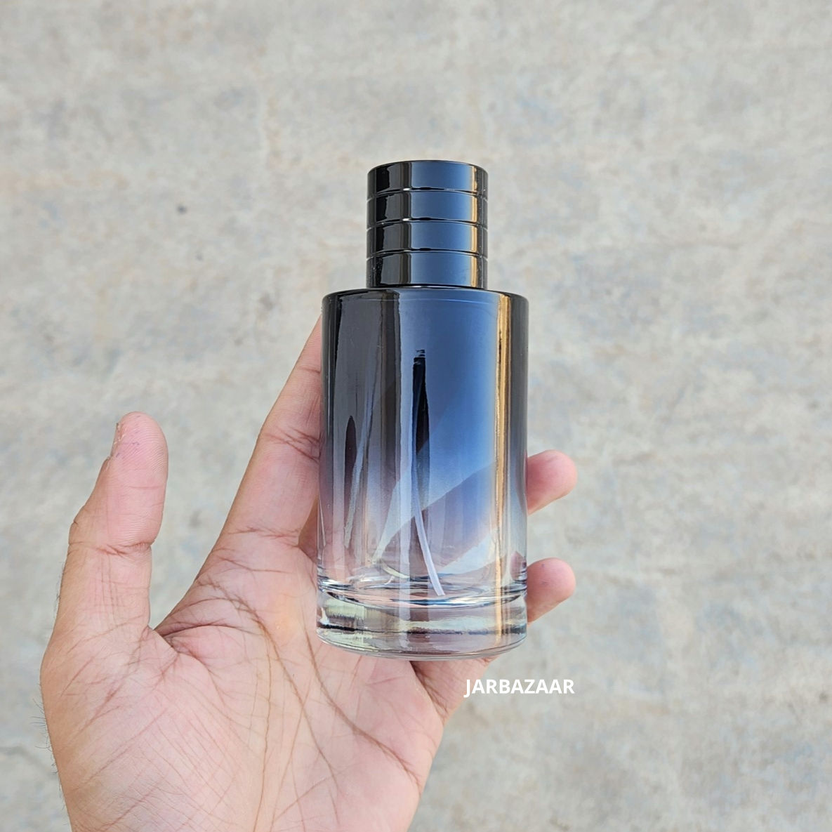 100 ML Round Tinted Glass Perfume Bottle