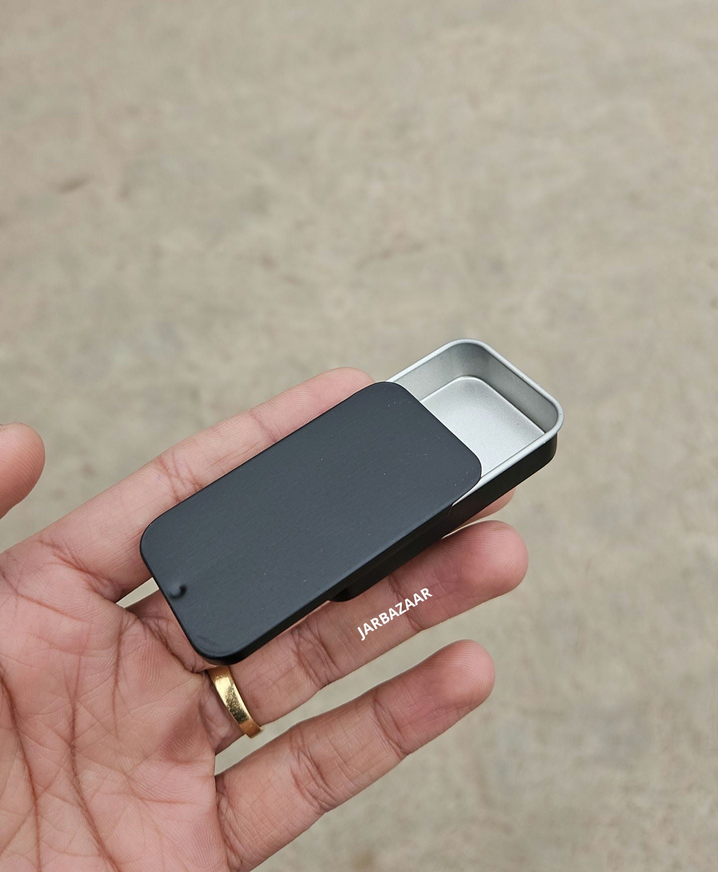 10 Gram Black Slider Tin