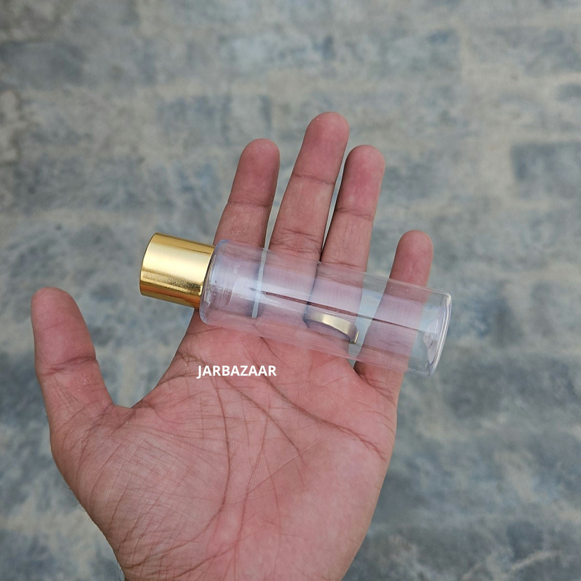 50 ml Gli Clear Pet Bottle (Golden Cap)