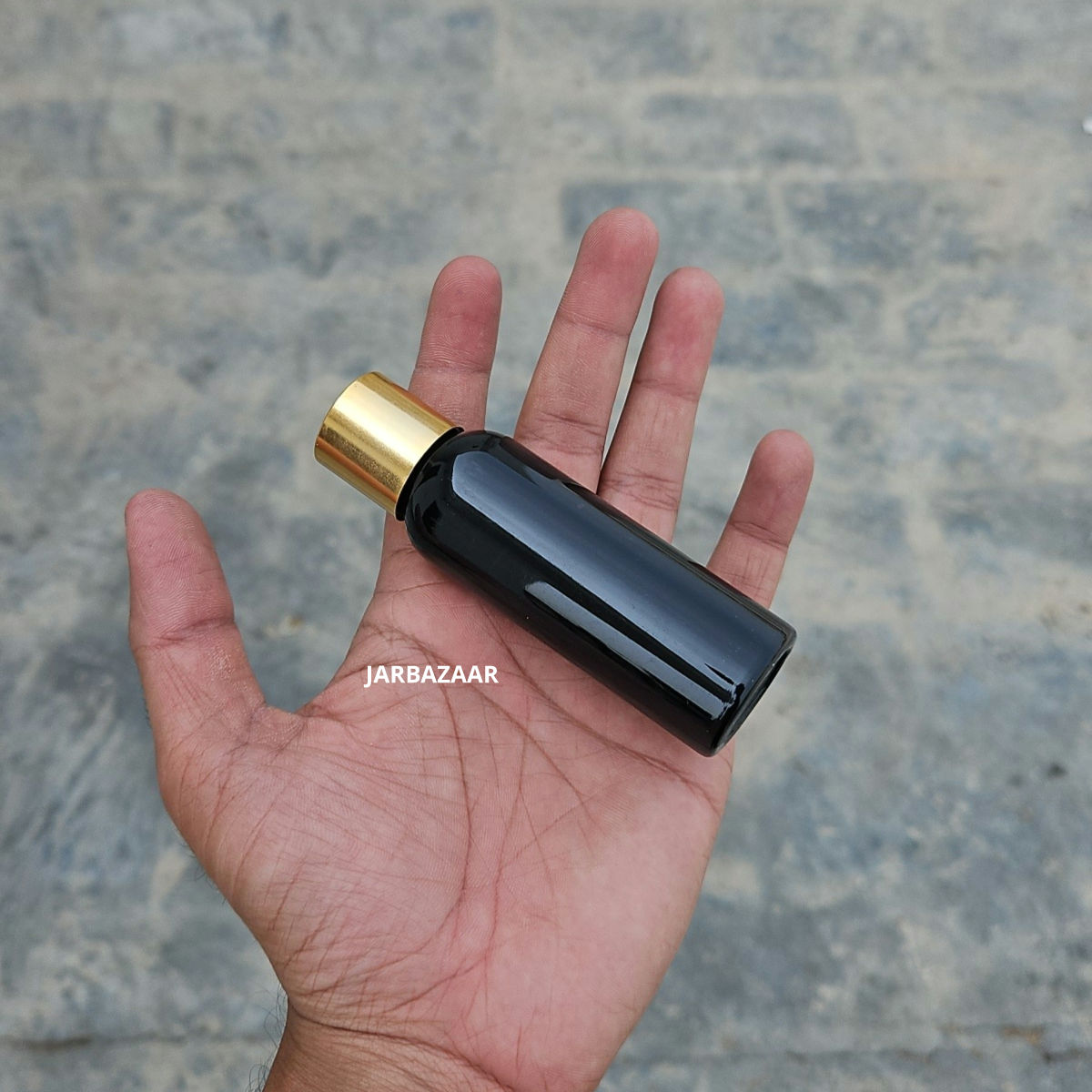 50 ml Avon Black Pet Bottle (Golden Cap)