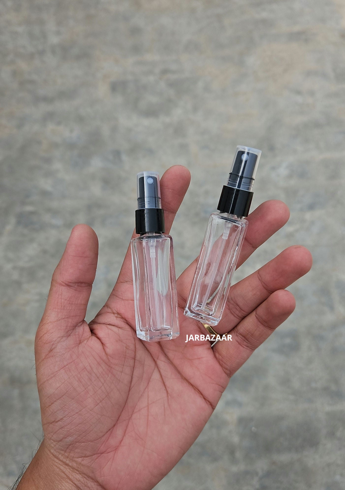8 ML Square Glass Spray Bottle