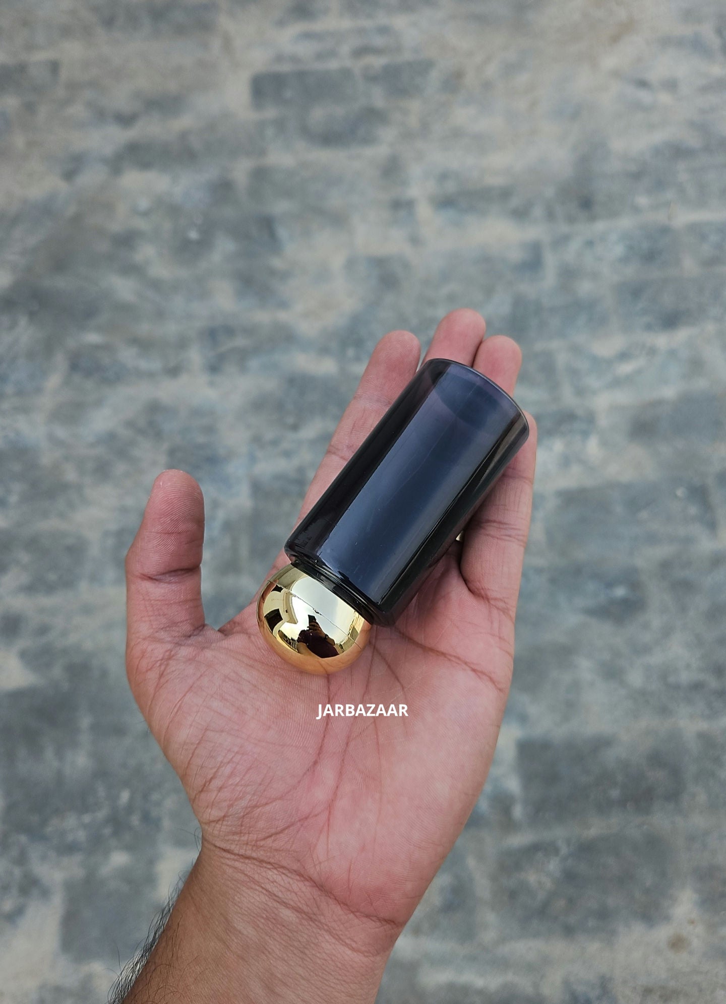 60 ML T.R Black Bottle (Golden Dome Cap)