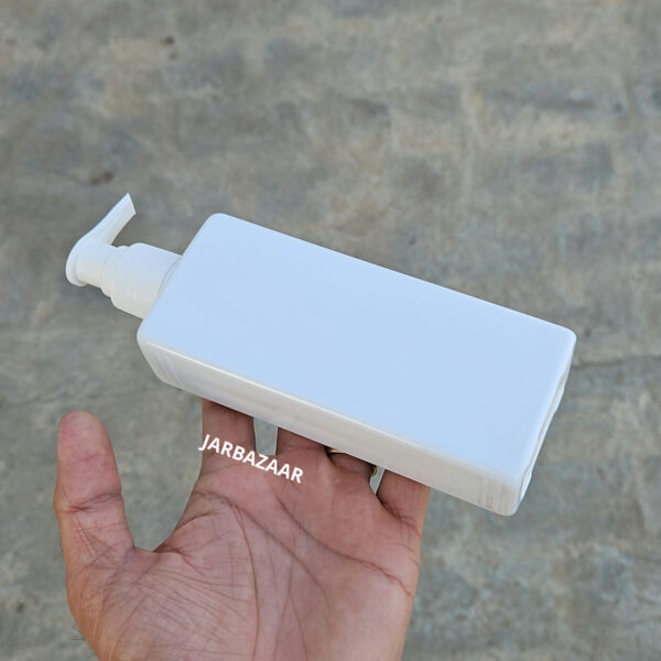 250 ML Rectangle Milky Dispenser Bottle