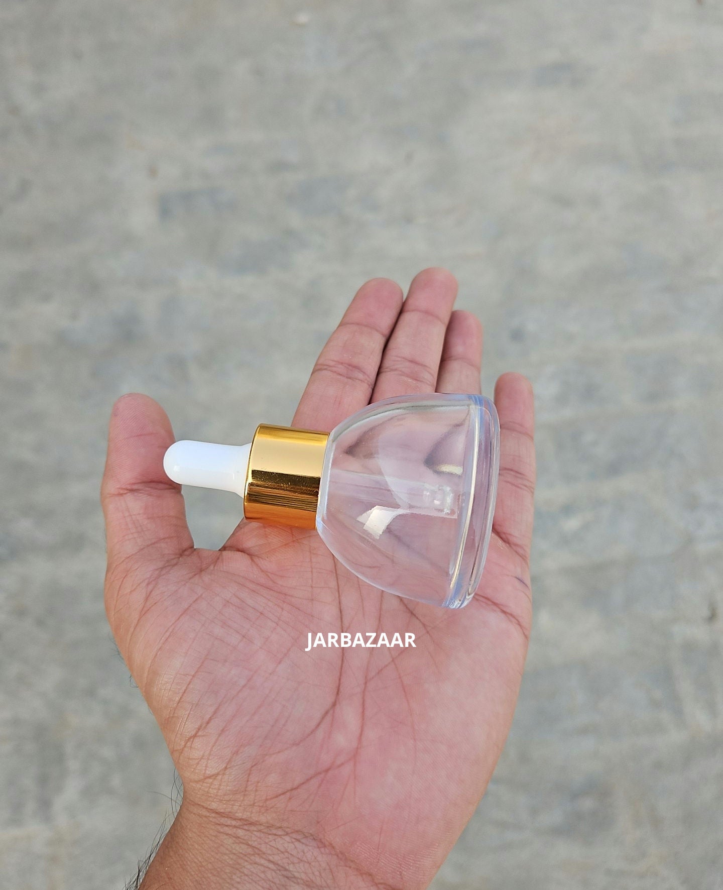 30 ML Conical Clear Glass Dropper Bottle