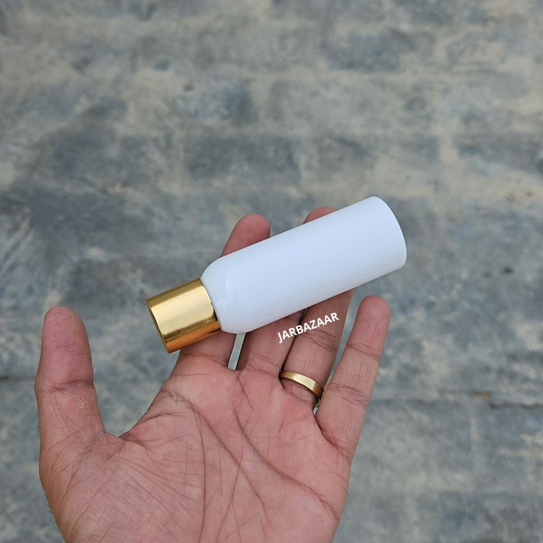 50 ml Avon White Pet Bottle (Golden Cap)