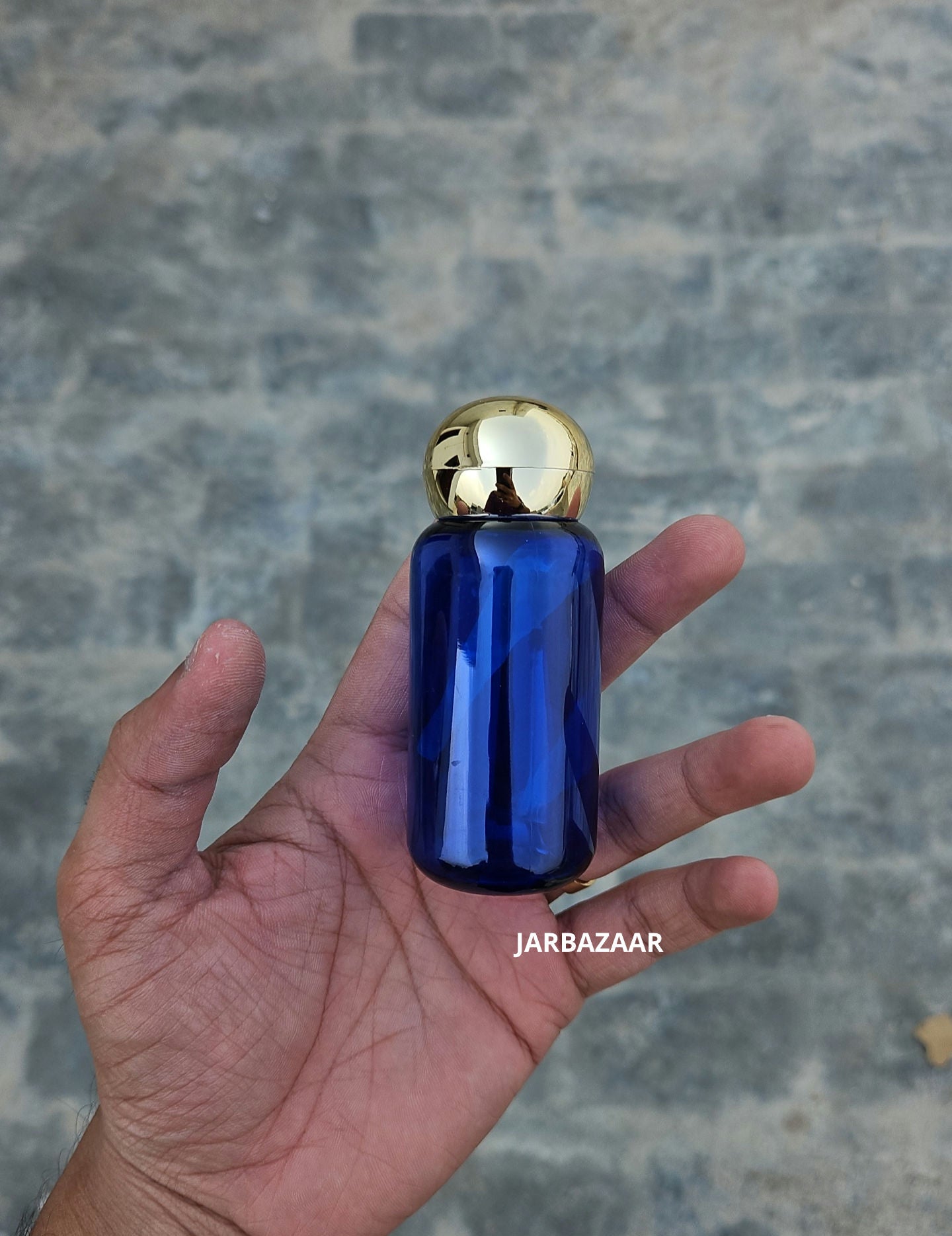 50 ML Boston Blue Bottle (Golden Dome Cap)