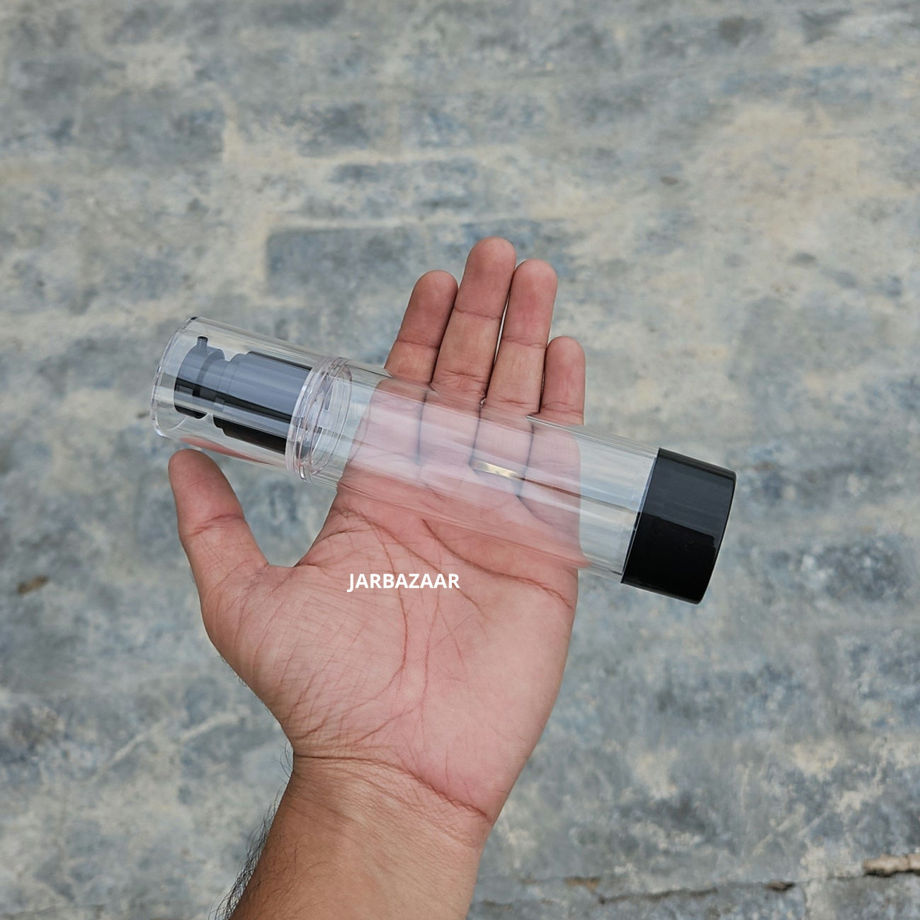 50 ML Black Airless Bottle
