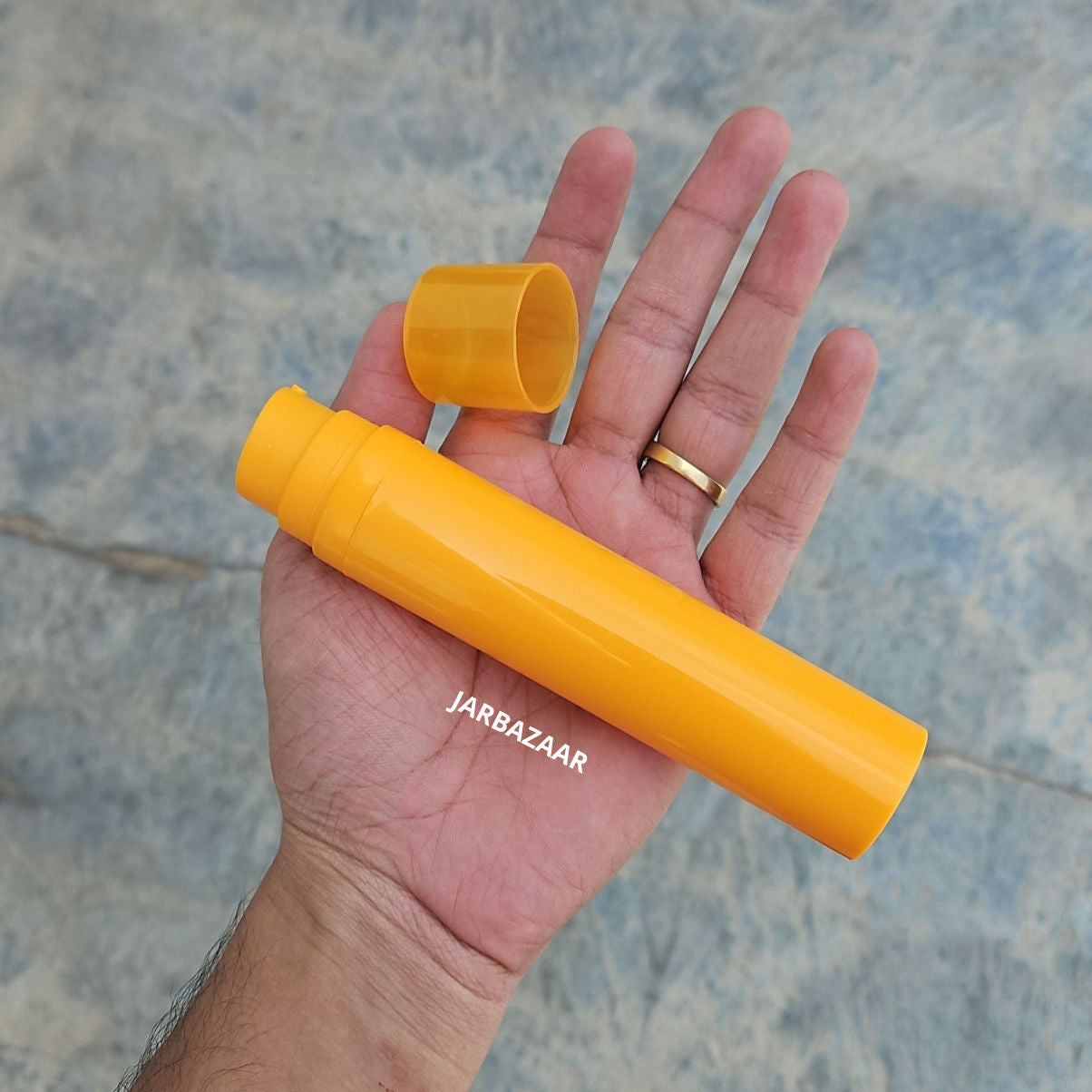 50 ML Sleek Orange Airless Bottle