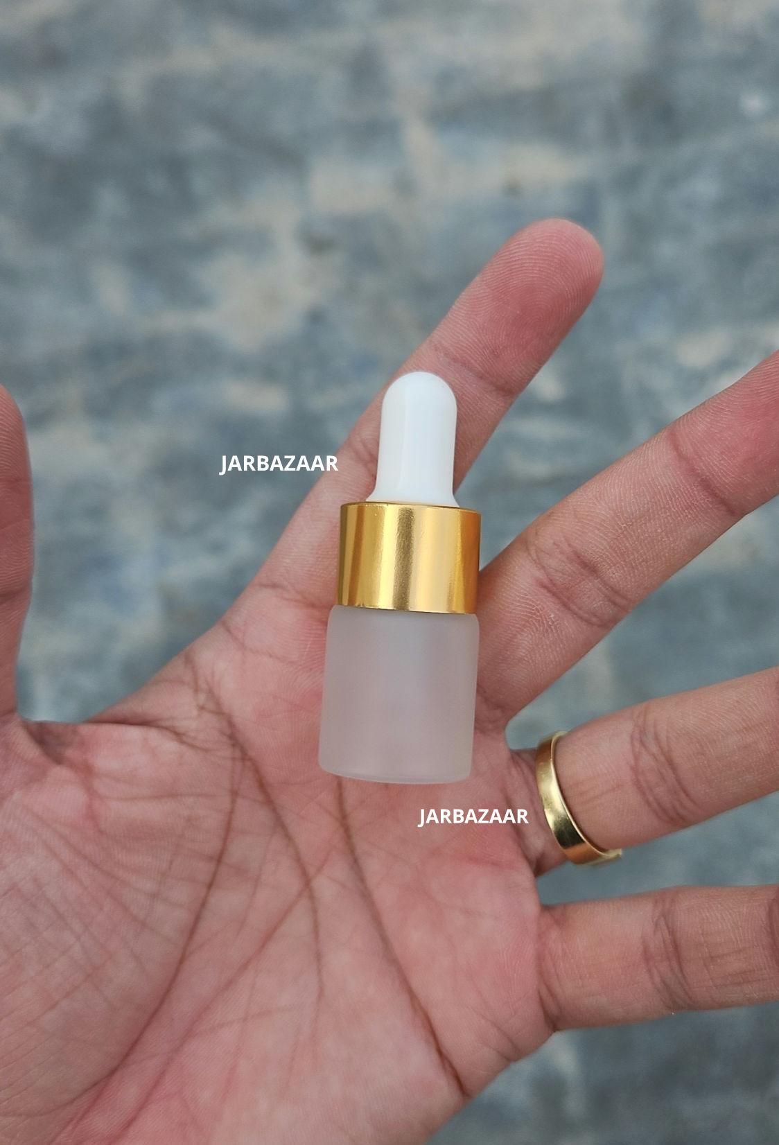 5 ML Frosted Dropper Bottle
