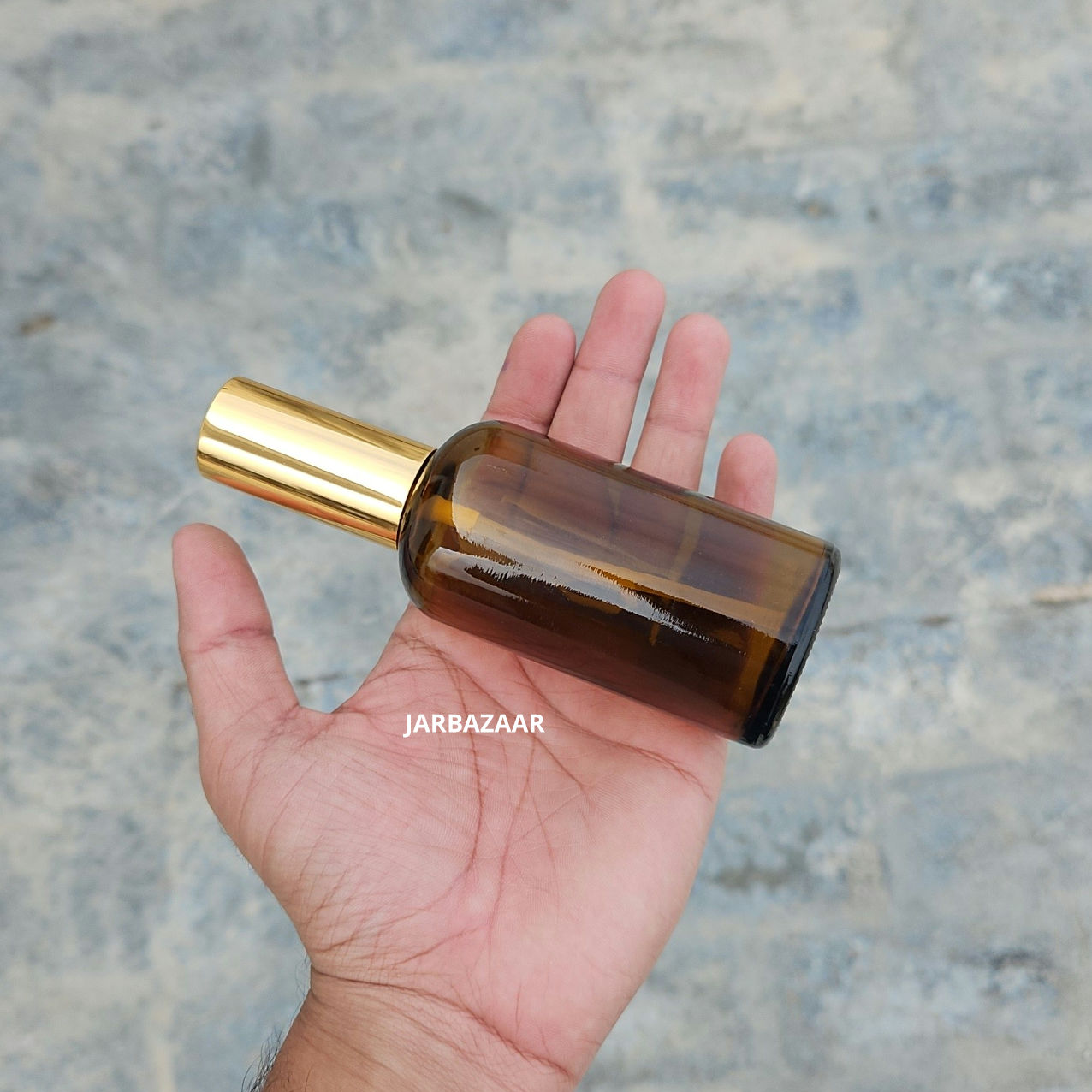 100 ML Amber Glass Perfume Bottle
