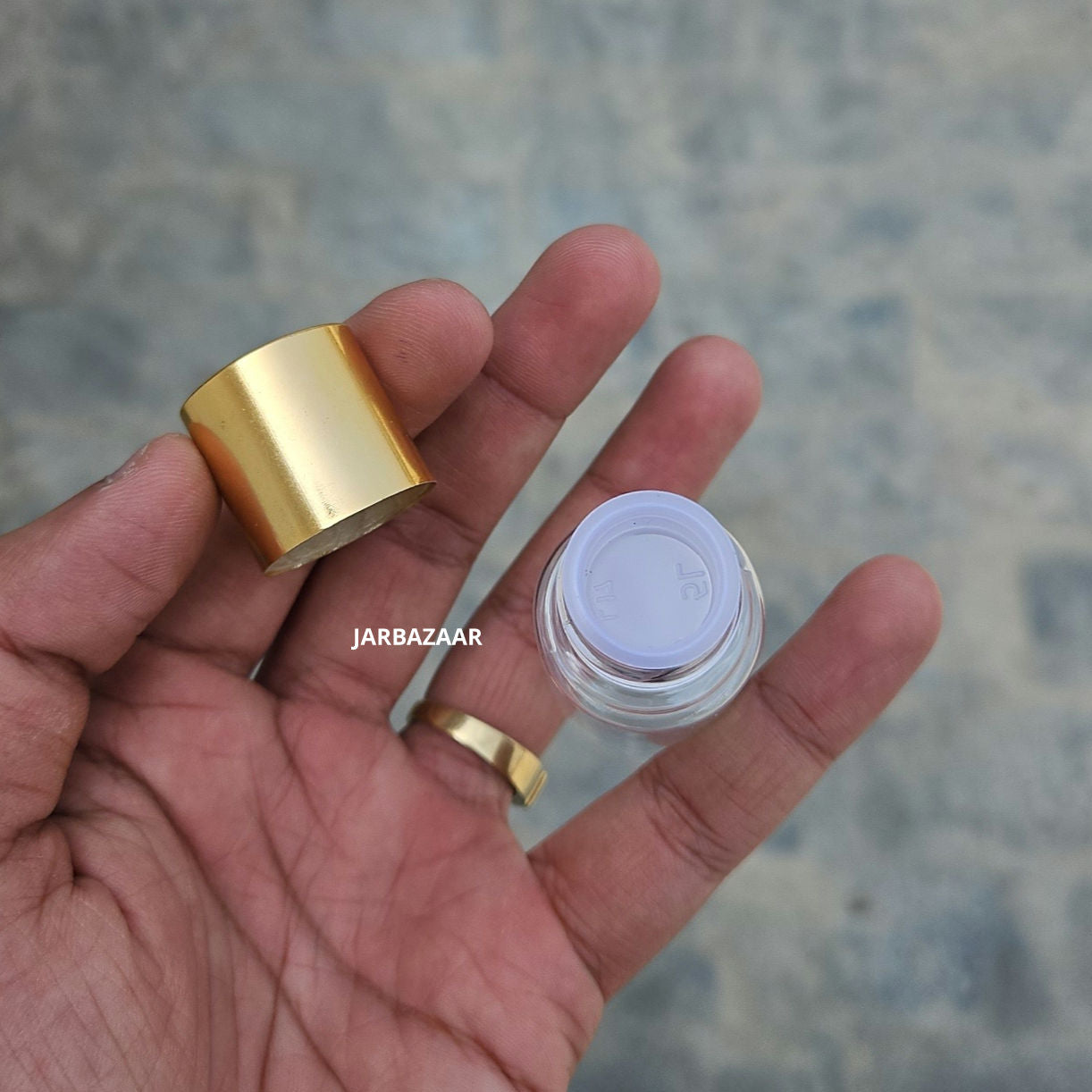 20 ml Gli Clear Pet Bottle (Golden Cap)