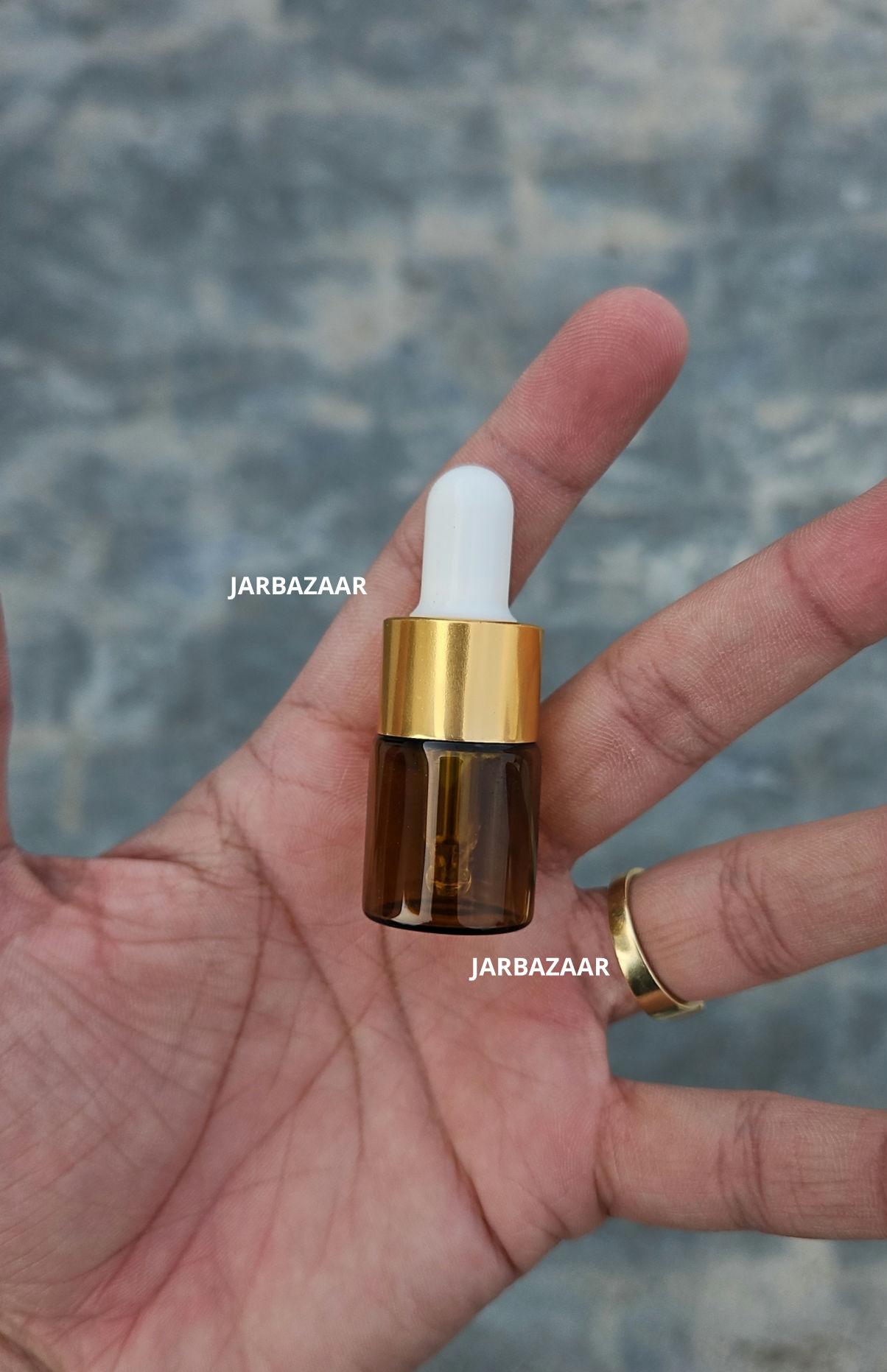 5 ML Amber Dropper Bottle