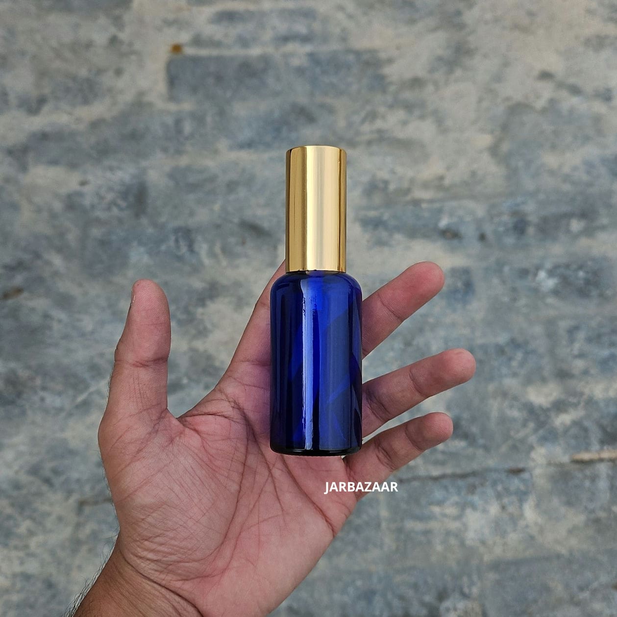 50 ML Cobalt Blue Glass Perfume Bottle