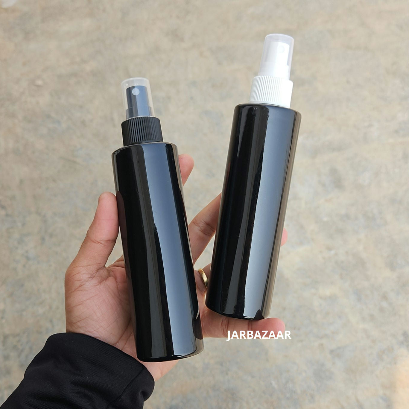 200 ML Sleek Black Pet Spray Bottle
