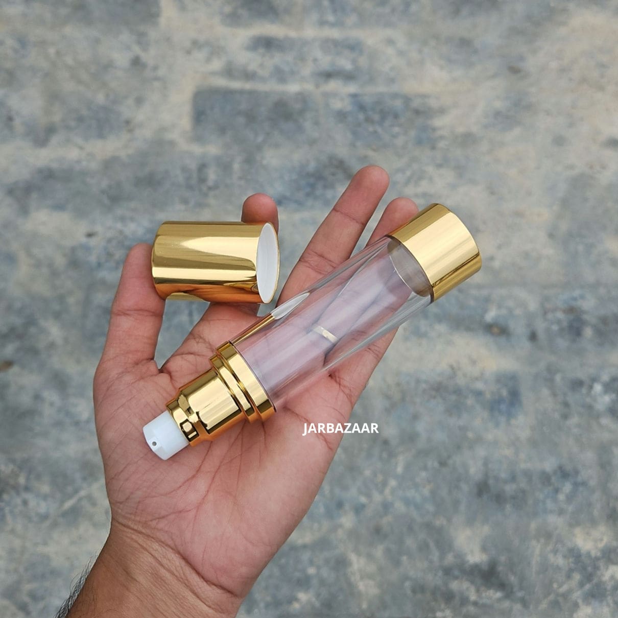 50 ML Golden Airless Bottle