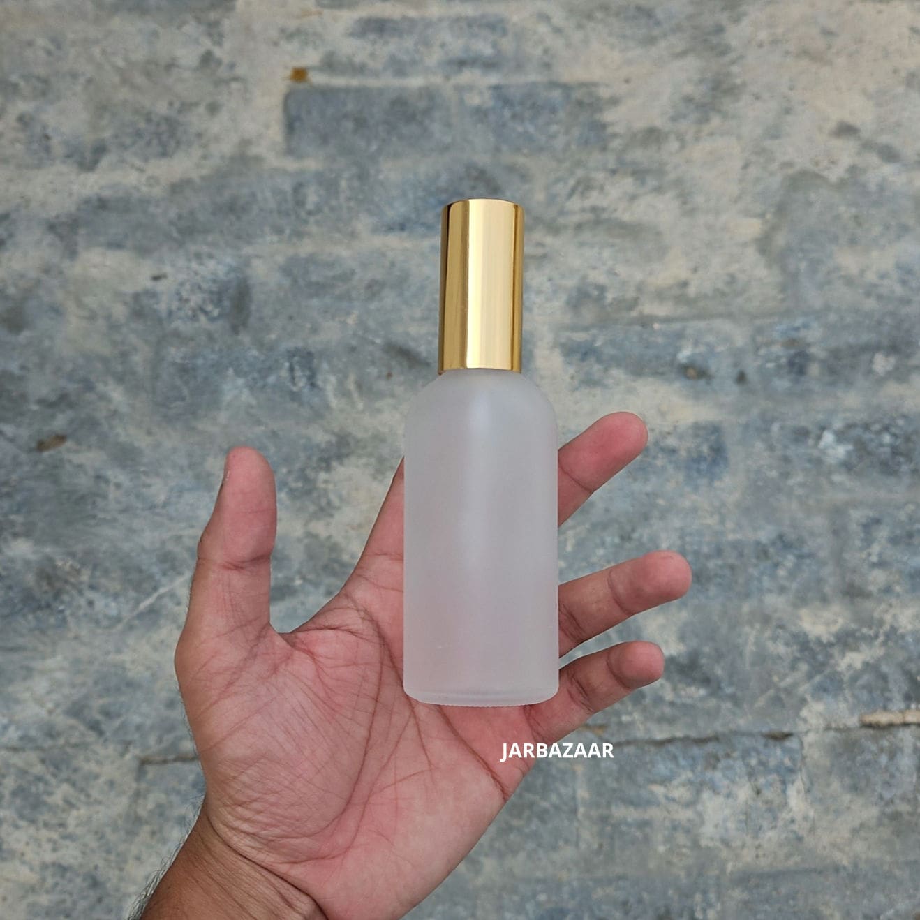 100 ML Clear Frosted Glass Perfume Bottle