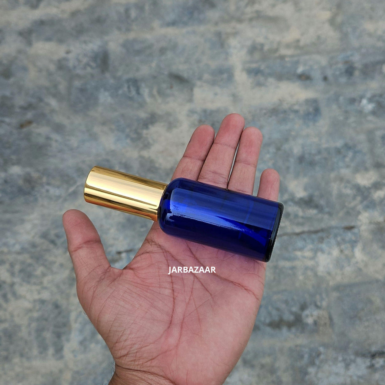 50 ML Cobalt Blue Glass Perfume Bottle