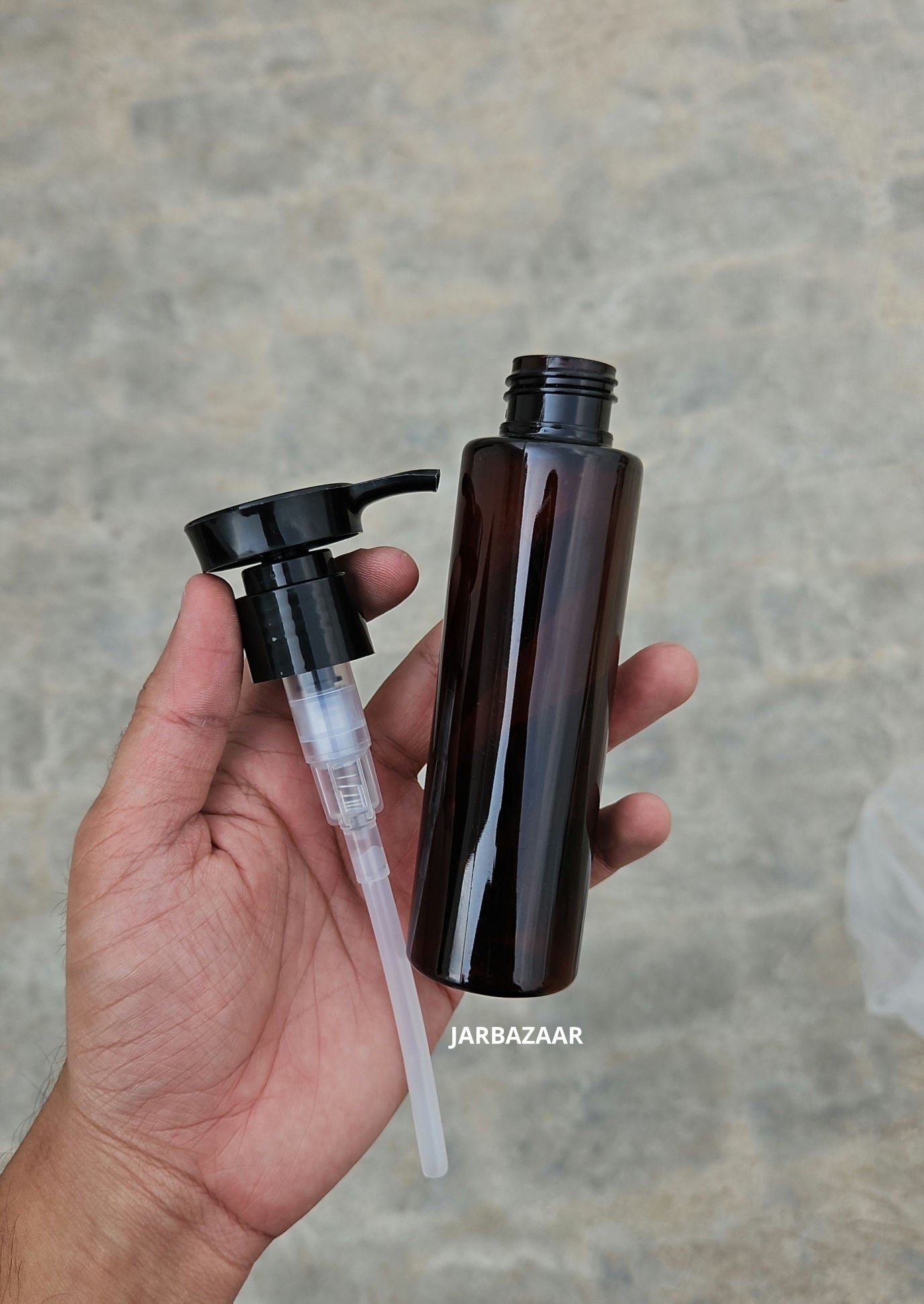 100 ML Sleek Amber Dispenser Bottle