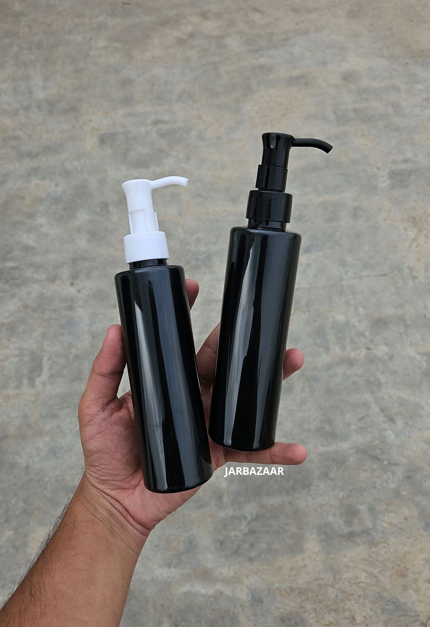 200 ML Sleek Black Dispenser Bottle