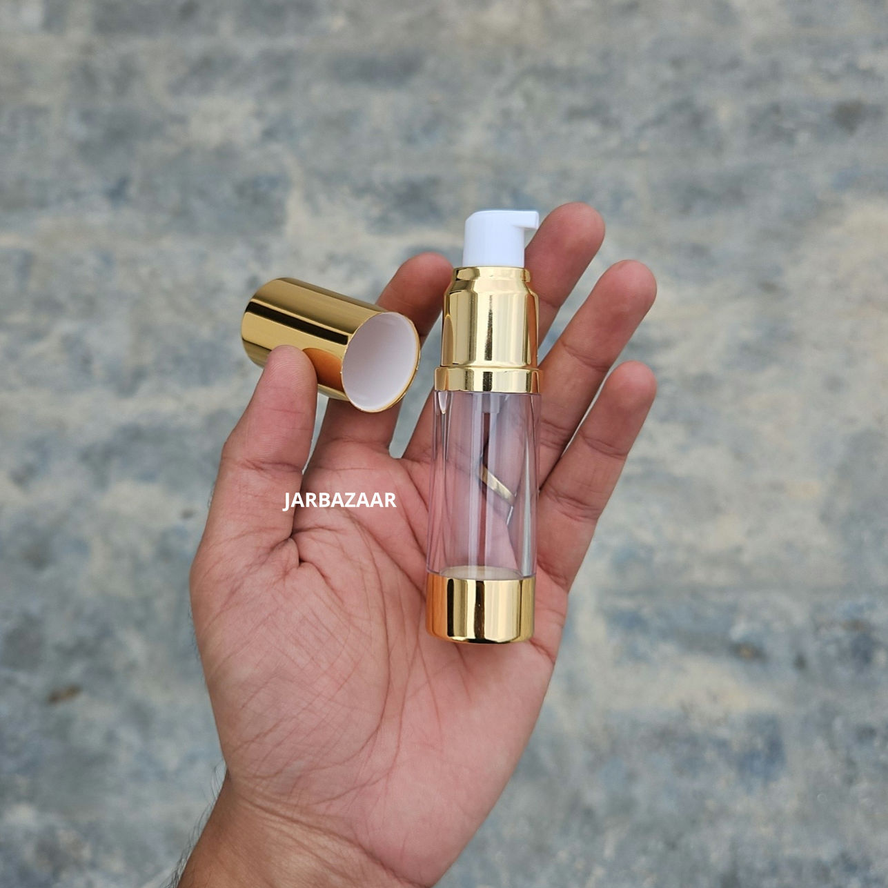 15 ML Golden Airless Bottle