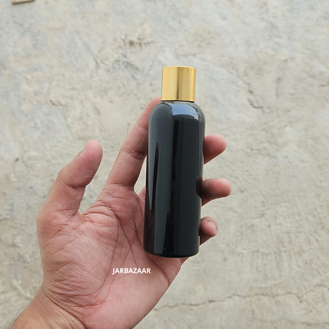 100 ml Avon Black Pet Bottle (Golden Cap)