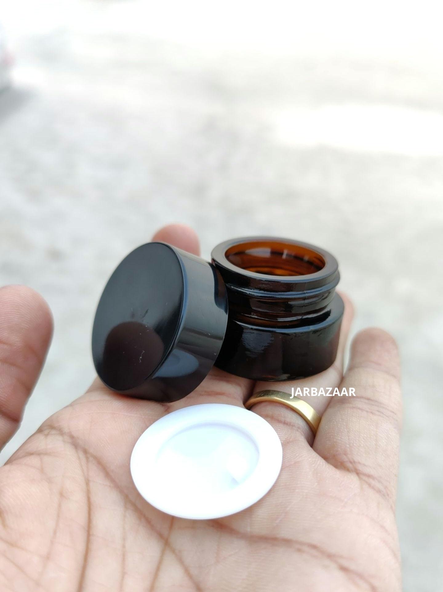 5 Gram Amber Glass Jar