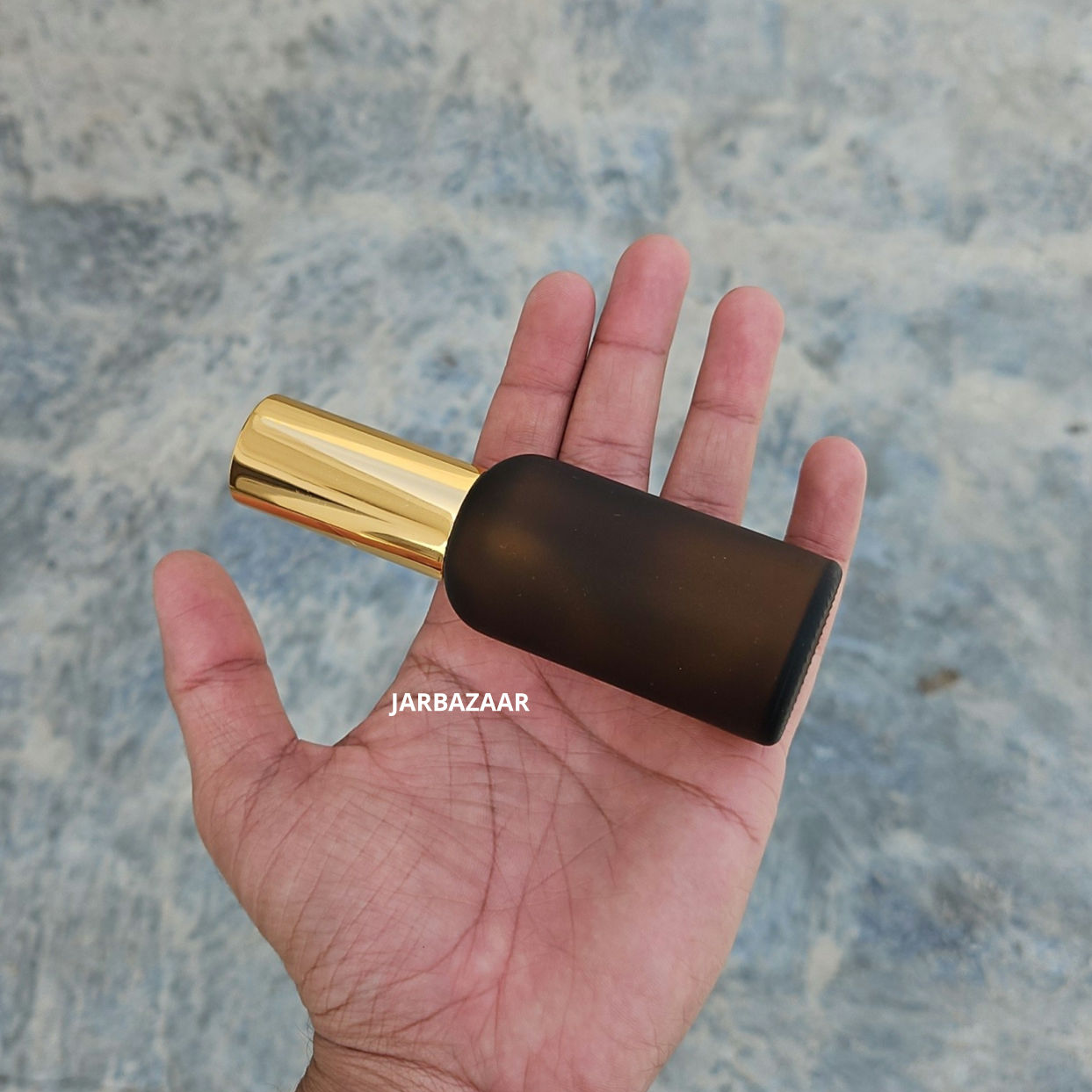 50 ML Amber Frosted Glass Perfume Bottle