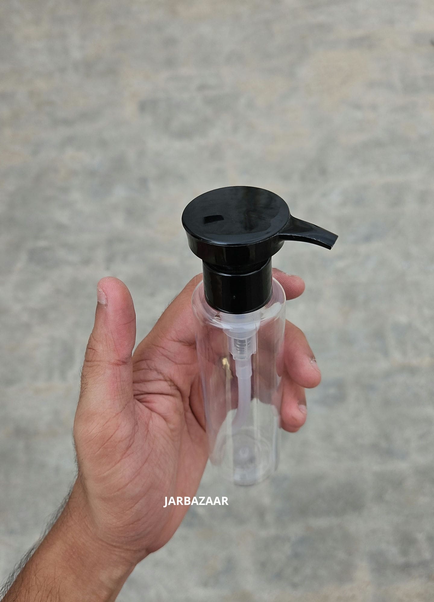 100 ML Sleek Transparent Dispenser Bottle