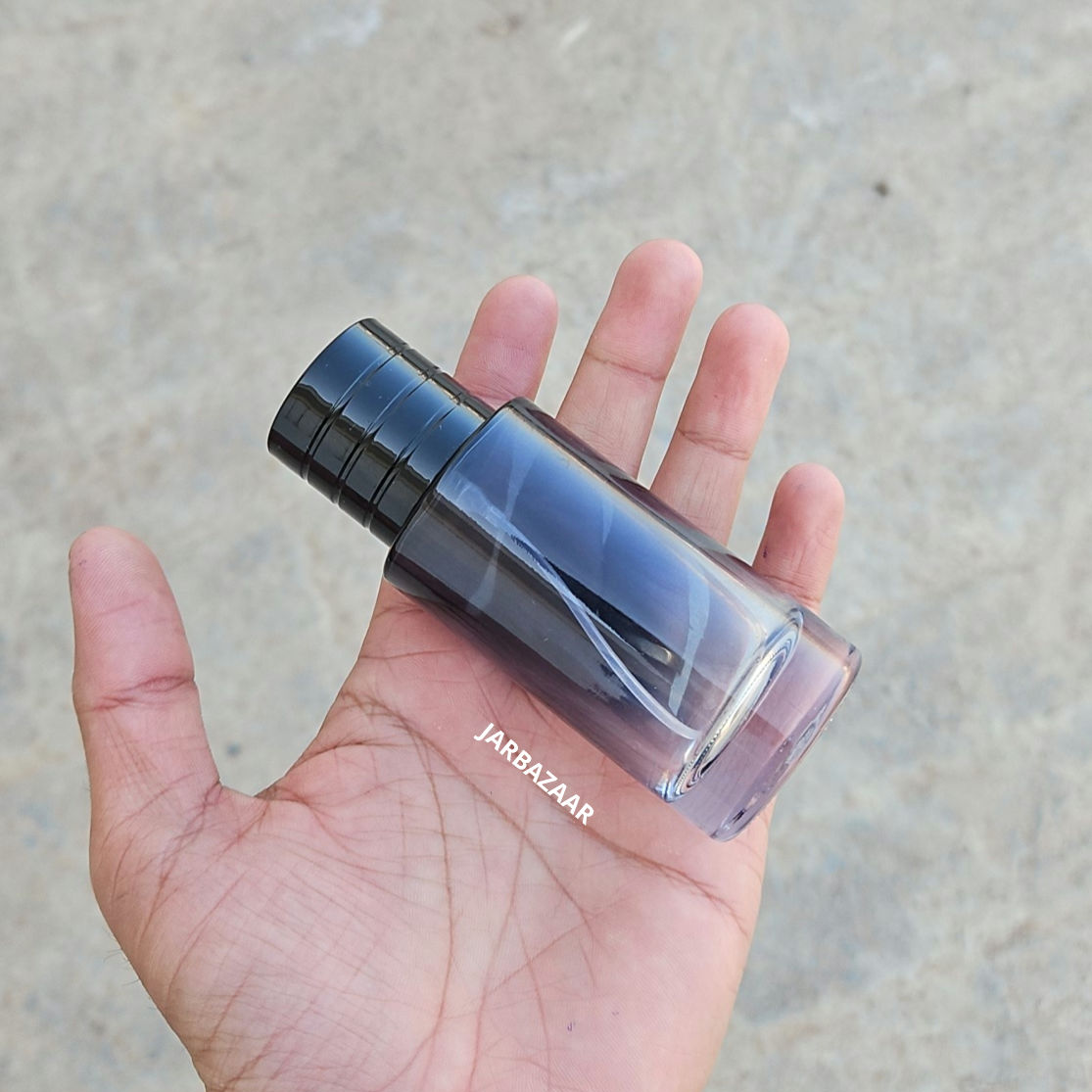 50 ML Round Tinted Glass Perfume Bottle