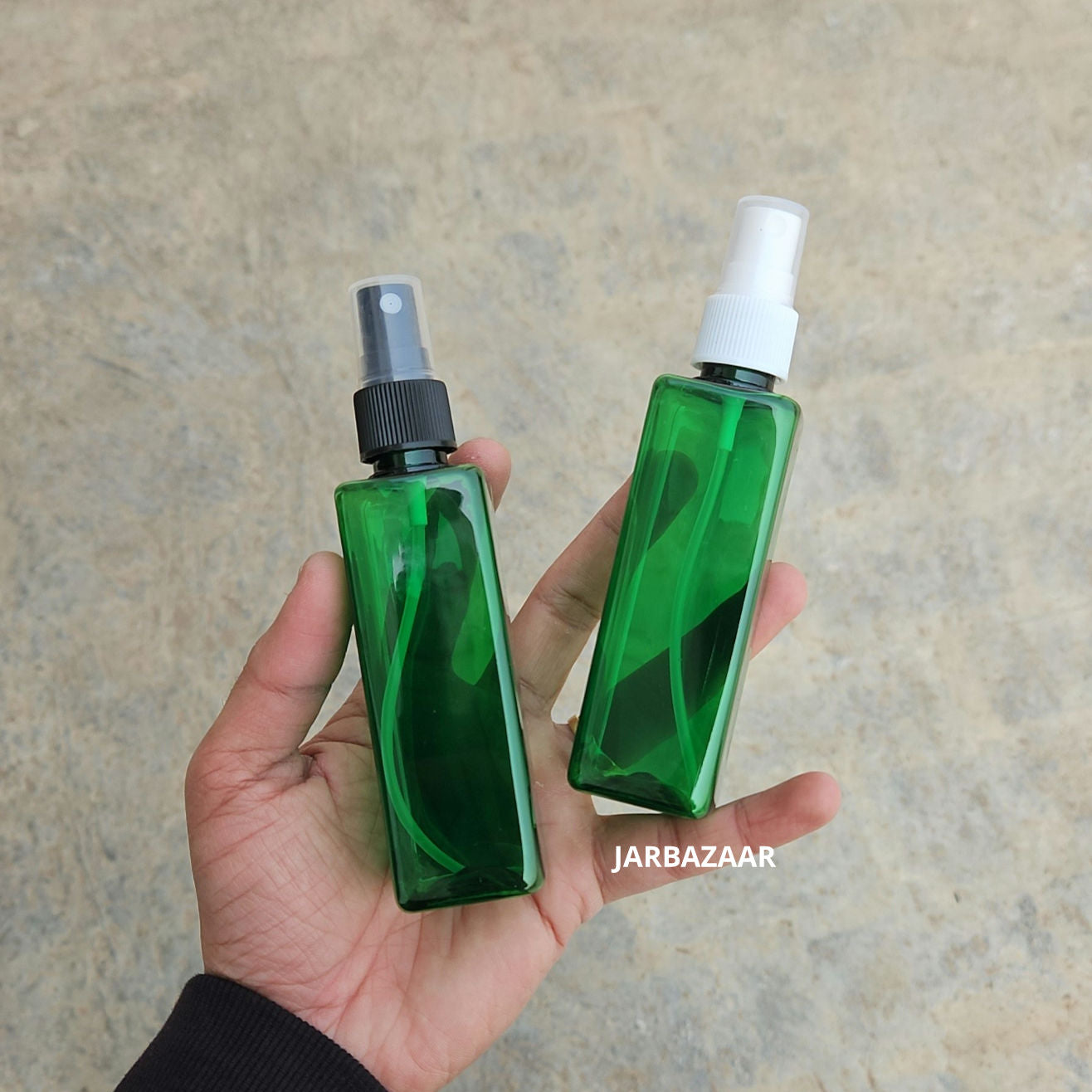 100 ML Square Green Pet Spray Bottle
