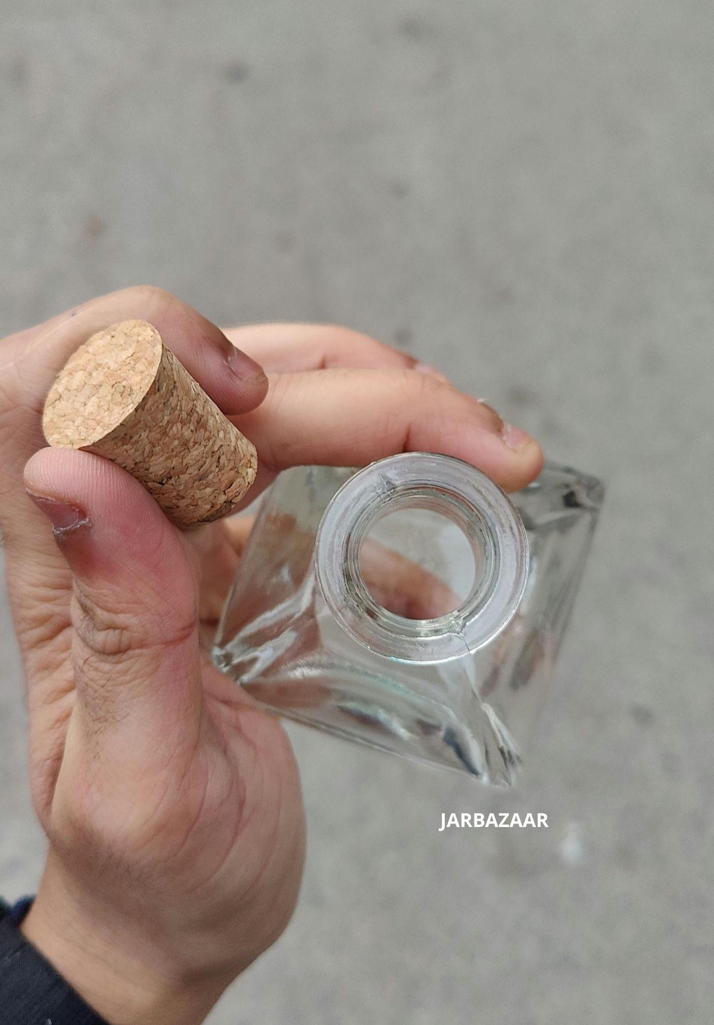 100 ML Triangle Cork Bottle