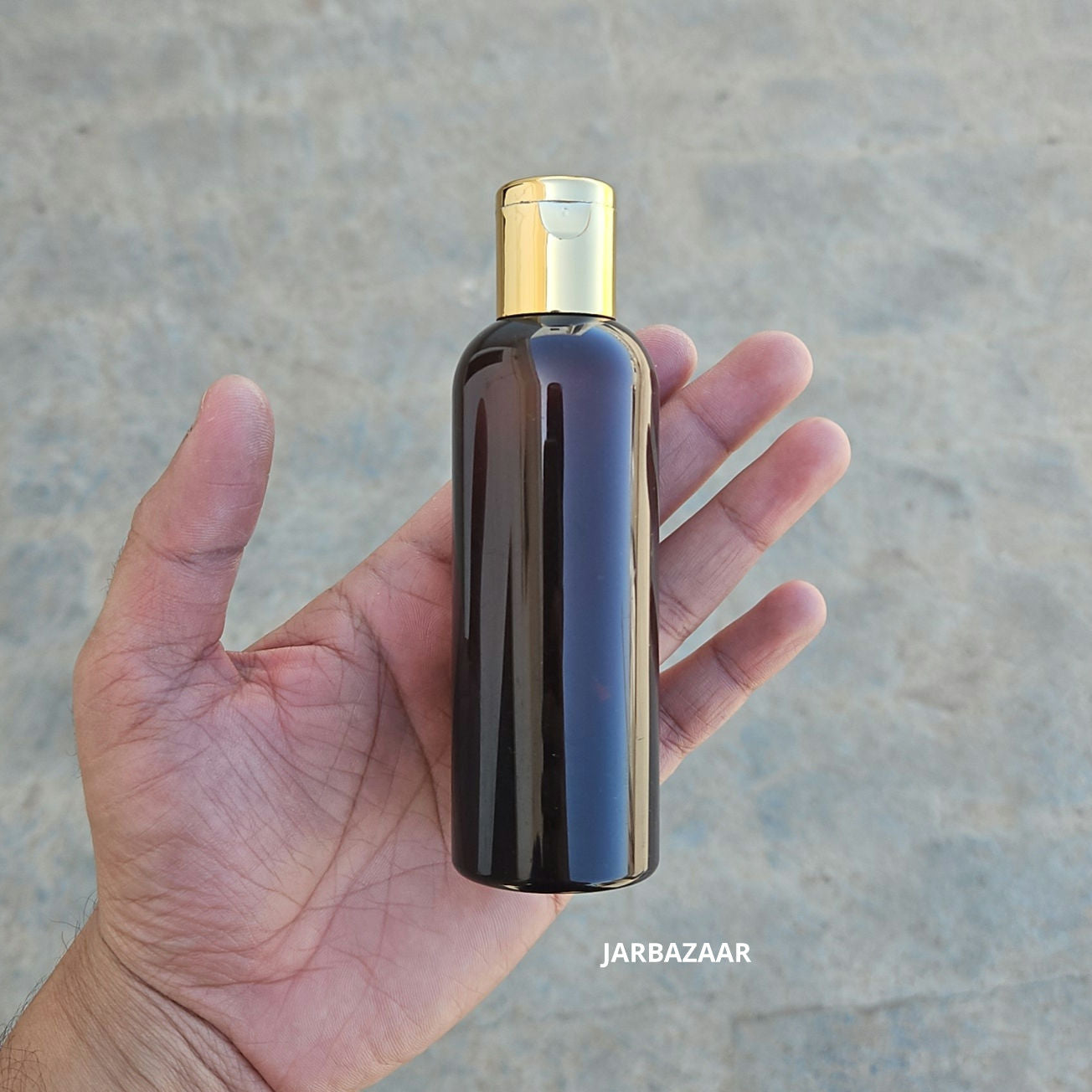 100 ML Avon Amber Pet Bottle (With Golden Fliptop Caps)