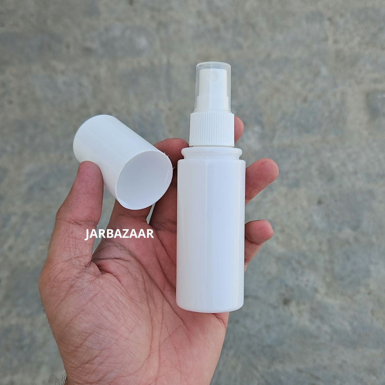 50 Ml Milan White Spray Bottle