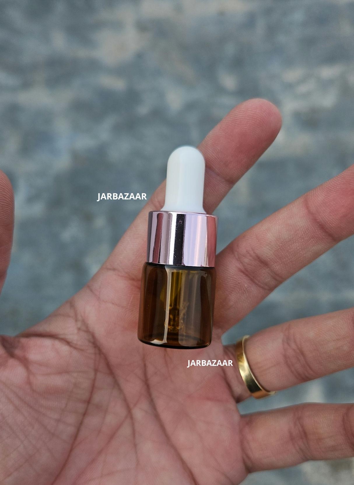 5 ML Amber Dropper Bottle