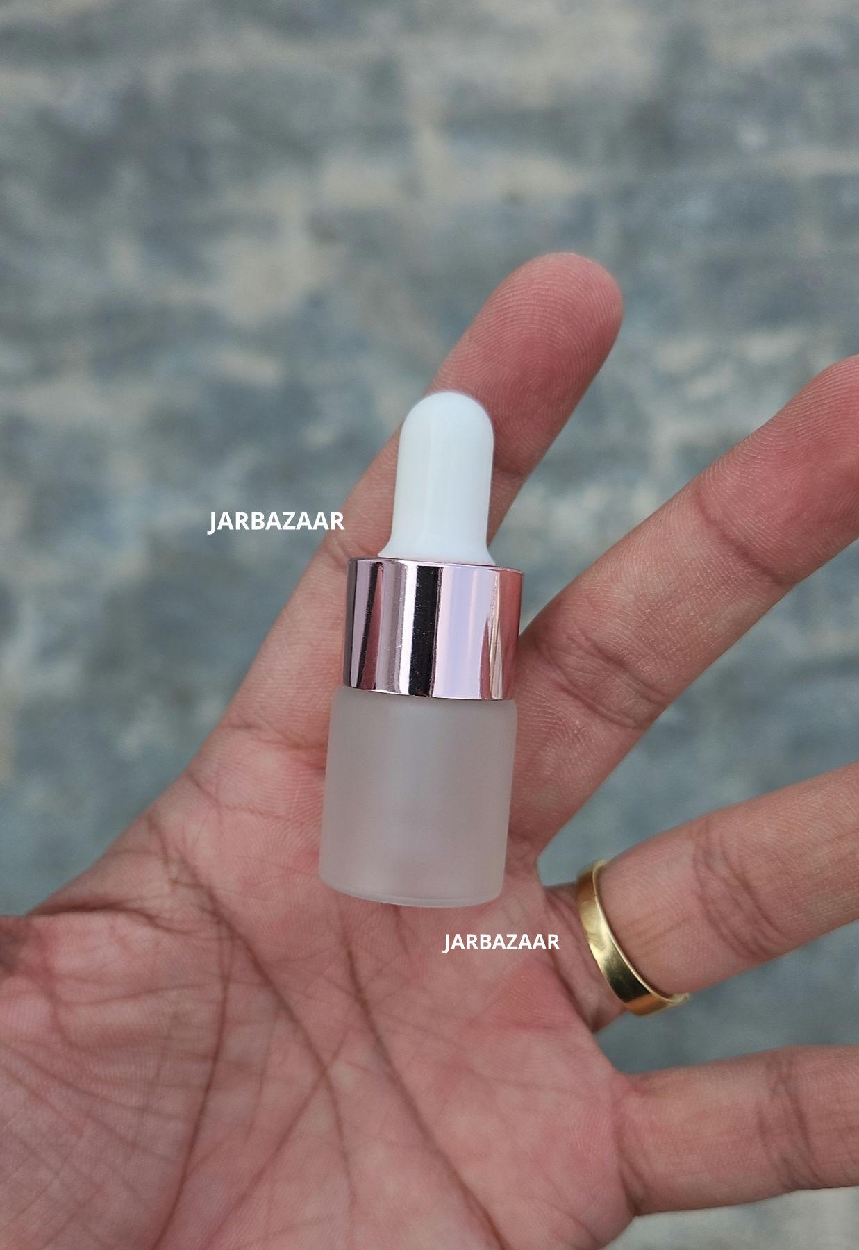 5 ML Frosted Dropper Bottle