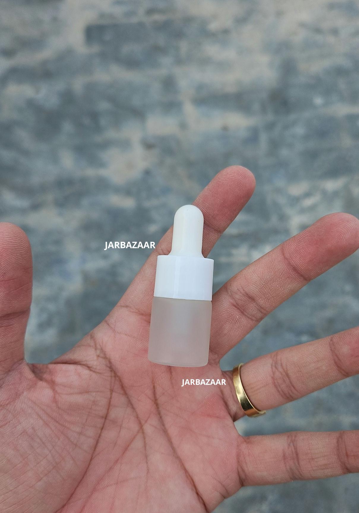 5 ML Frosted Dropper Bottle