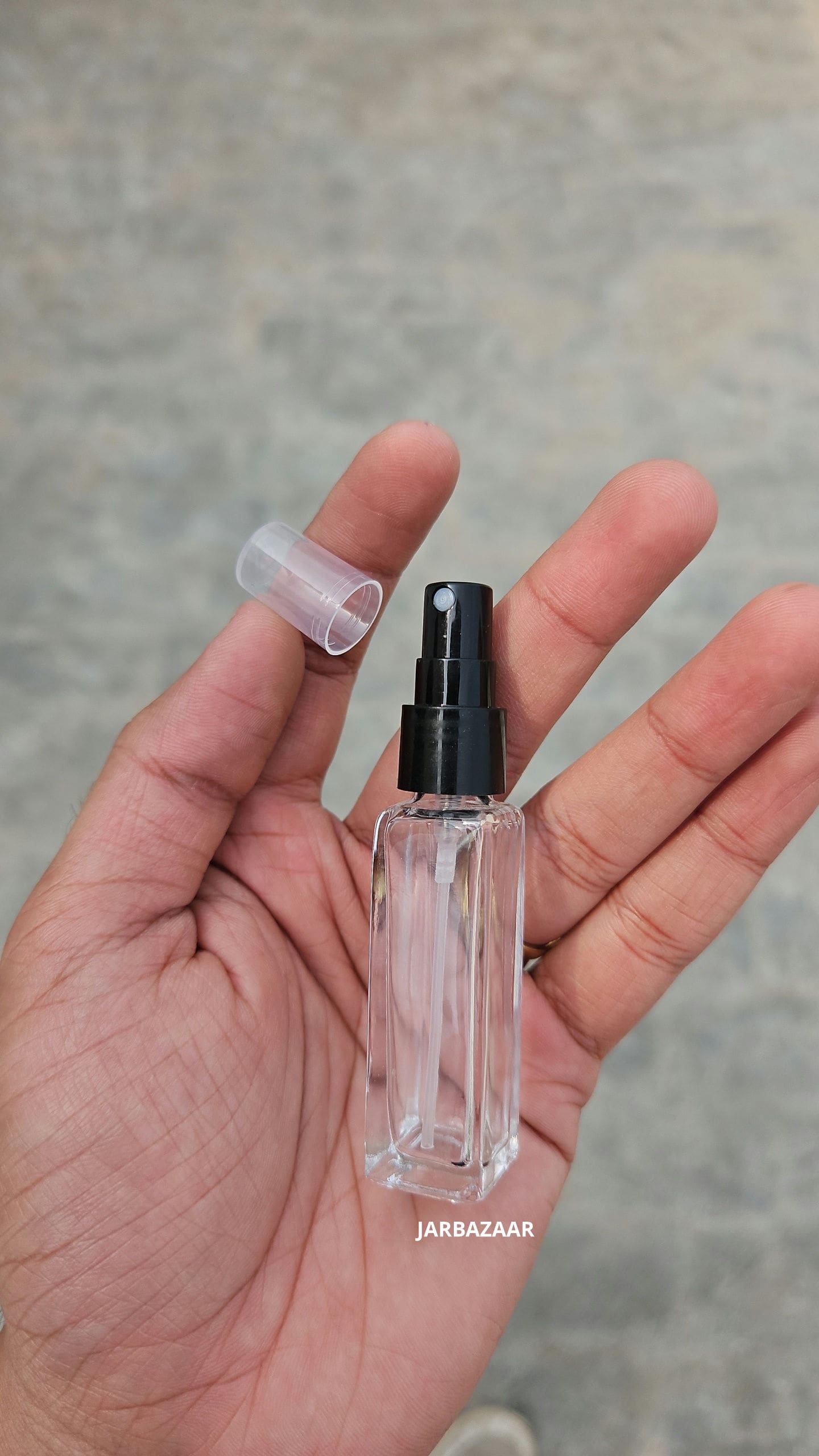 8 ML Square Glass Spray Bottle