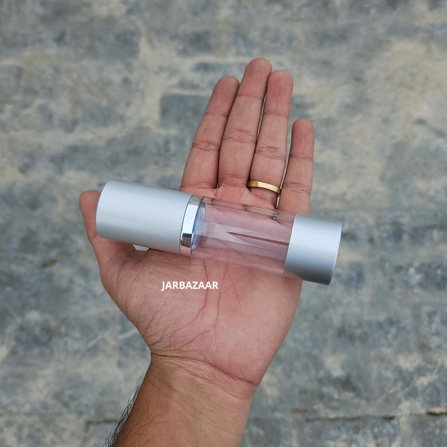 30 ML Silver Airless Bottle