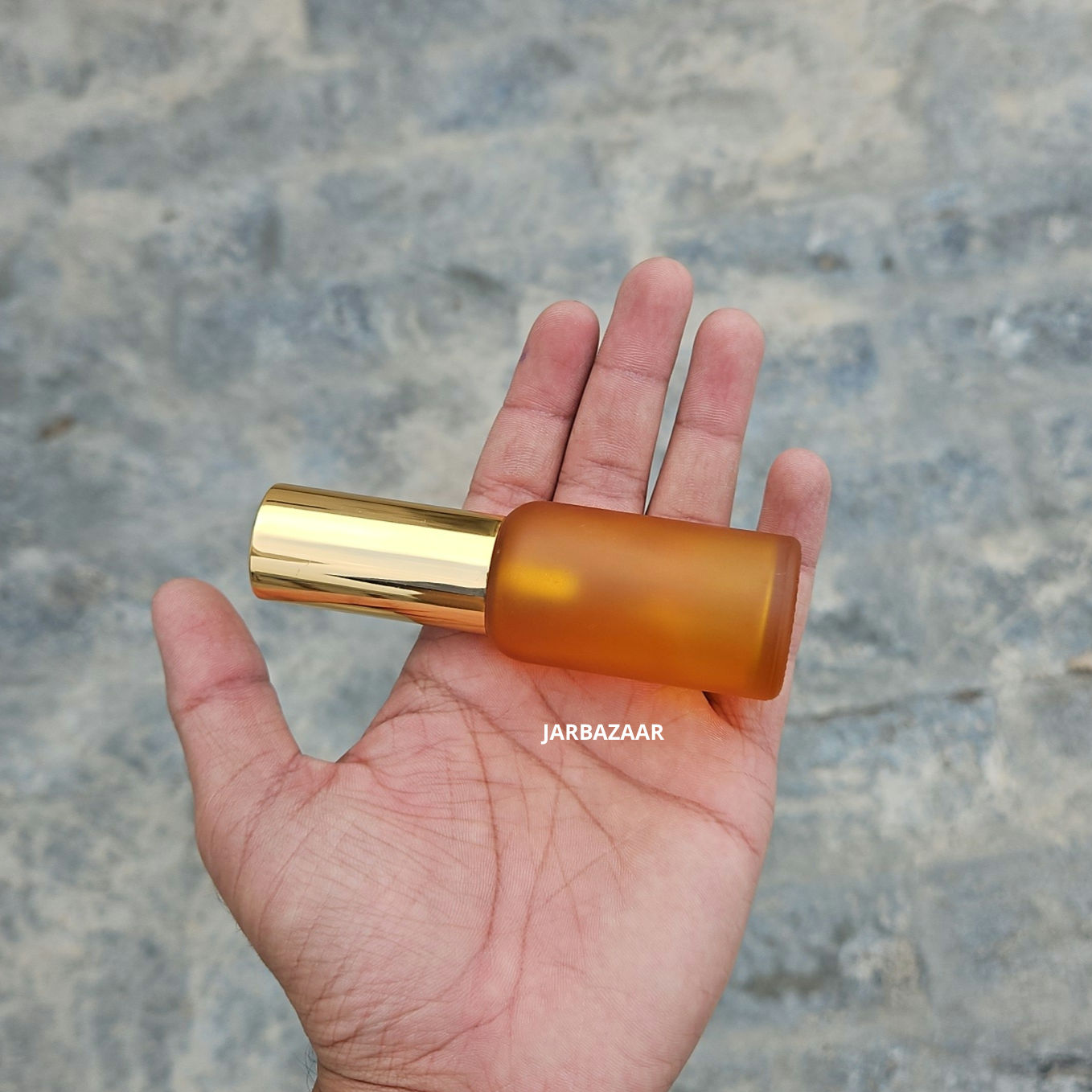 30 ML Orange Frosted Glass Perfume Bottle