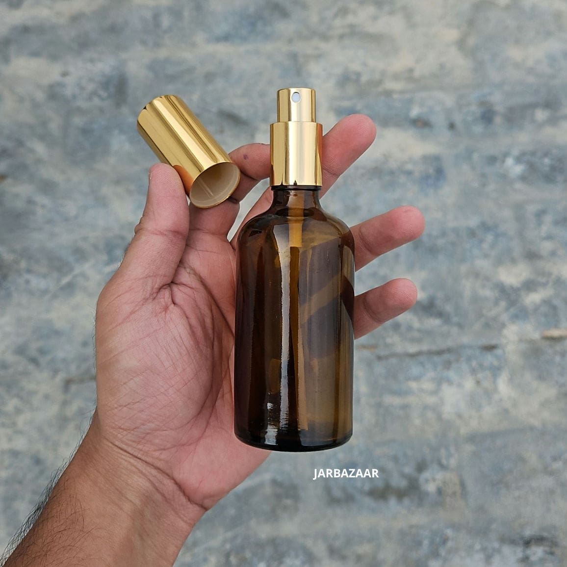 100 ML Amber Glass Perfume Bottle