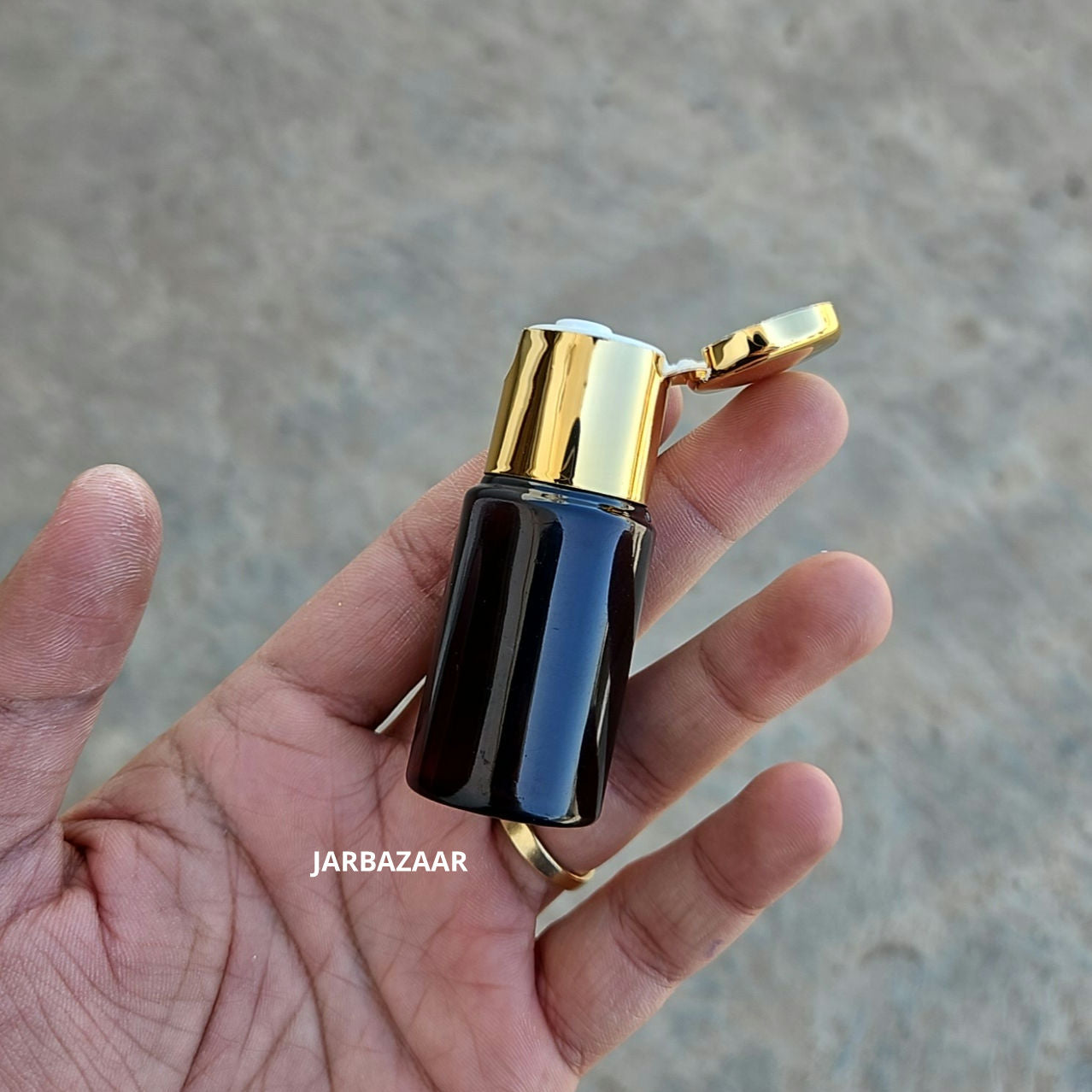 20 ML Amber Pet Bottle (With Golden Fliptop Caps)