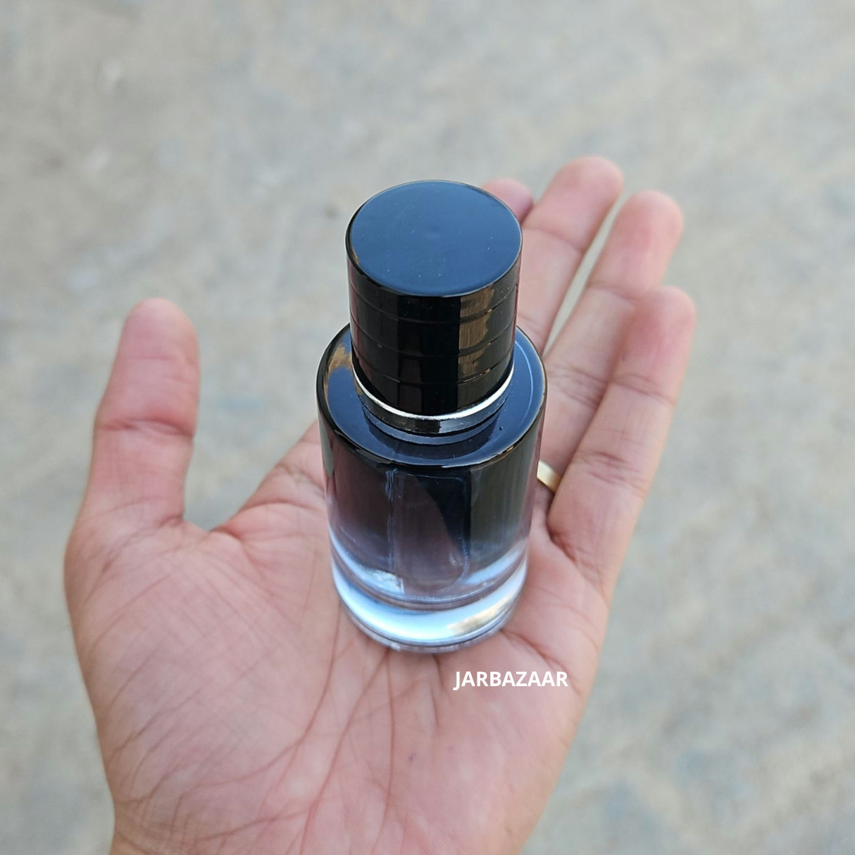 30 ML Round Tinted Glass Perfume Bottle