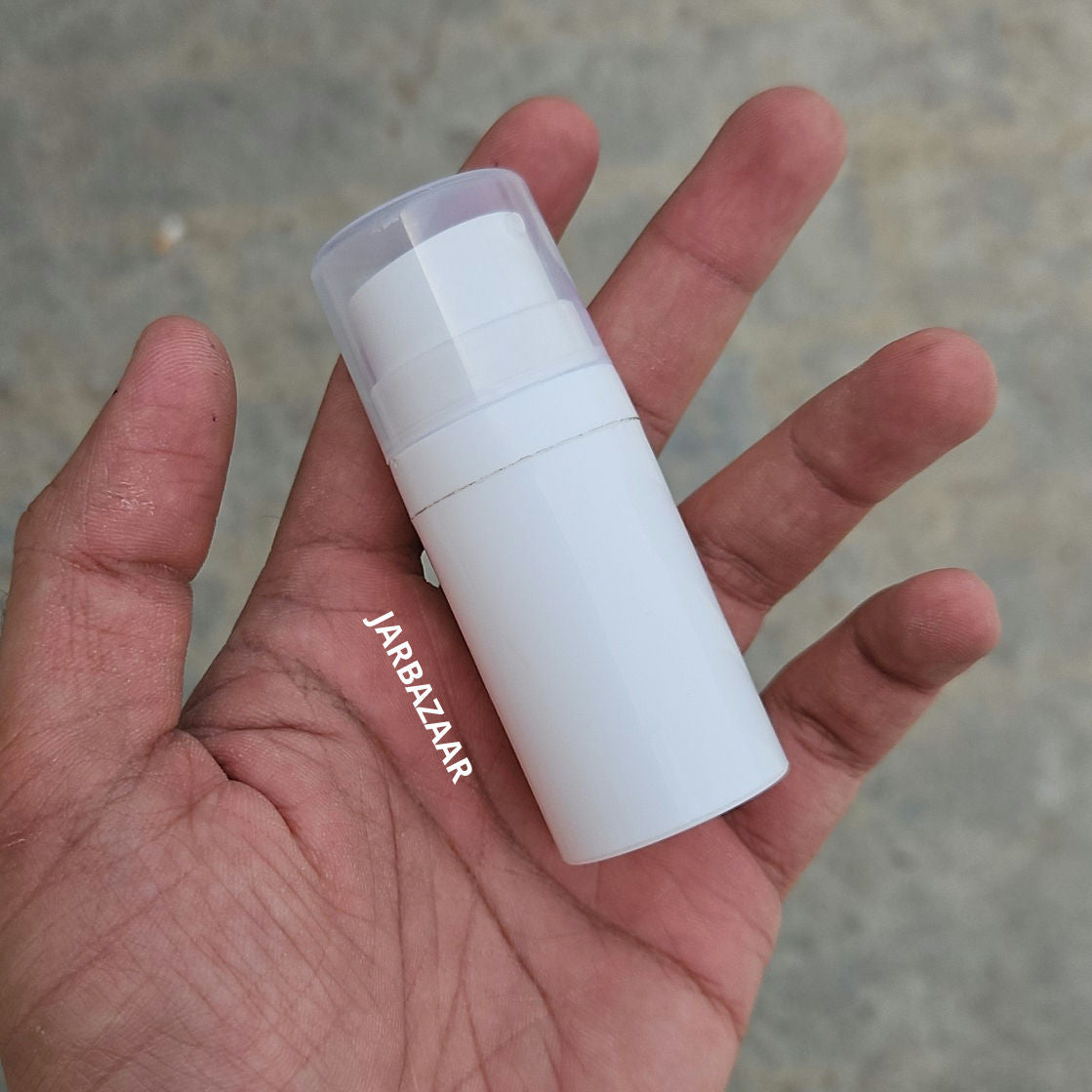 15 Ml Sleek White Airless Bottle