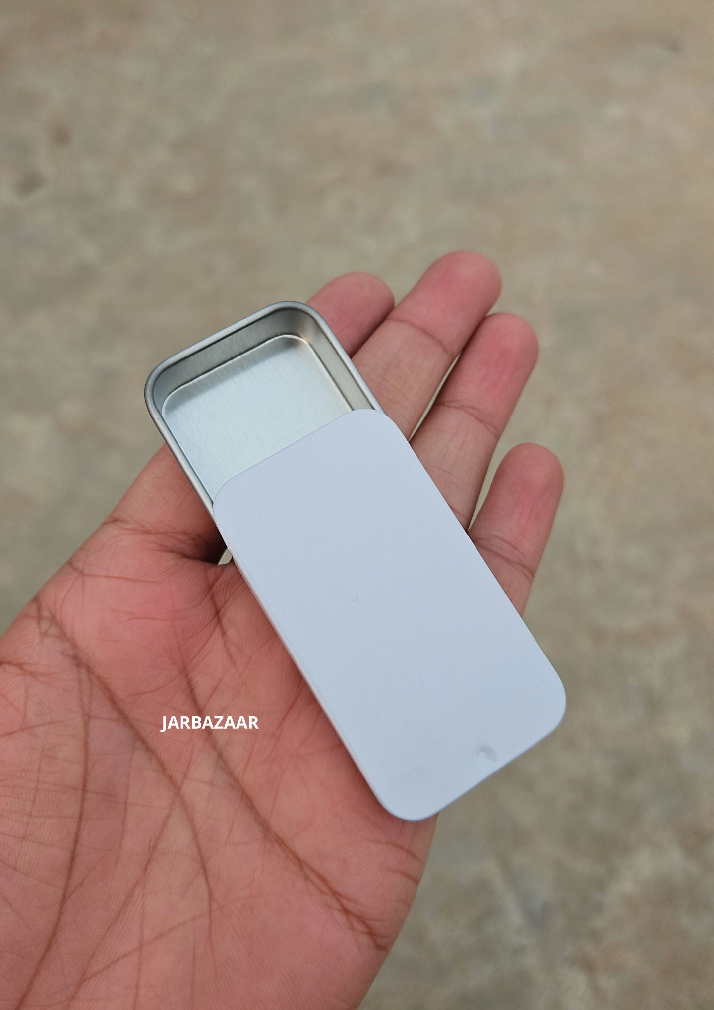 10 Gram White Slider Tin